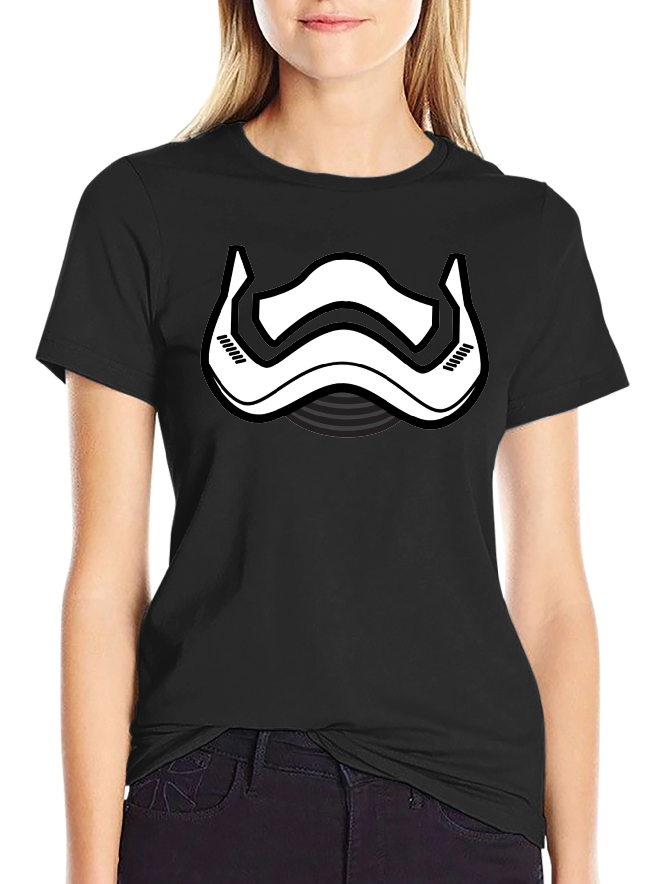 Star Wars Stormtrooper Helmet T-Shirt - Black