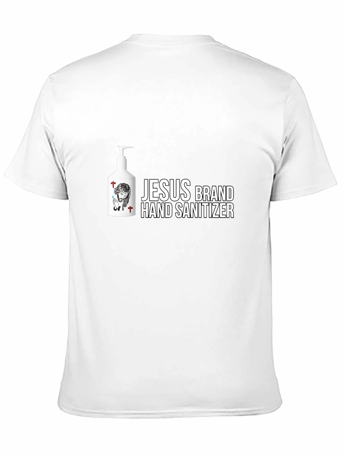 Jesus Brand Hand Sanitizer Graphic T-Shirt