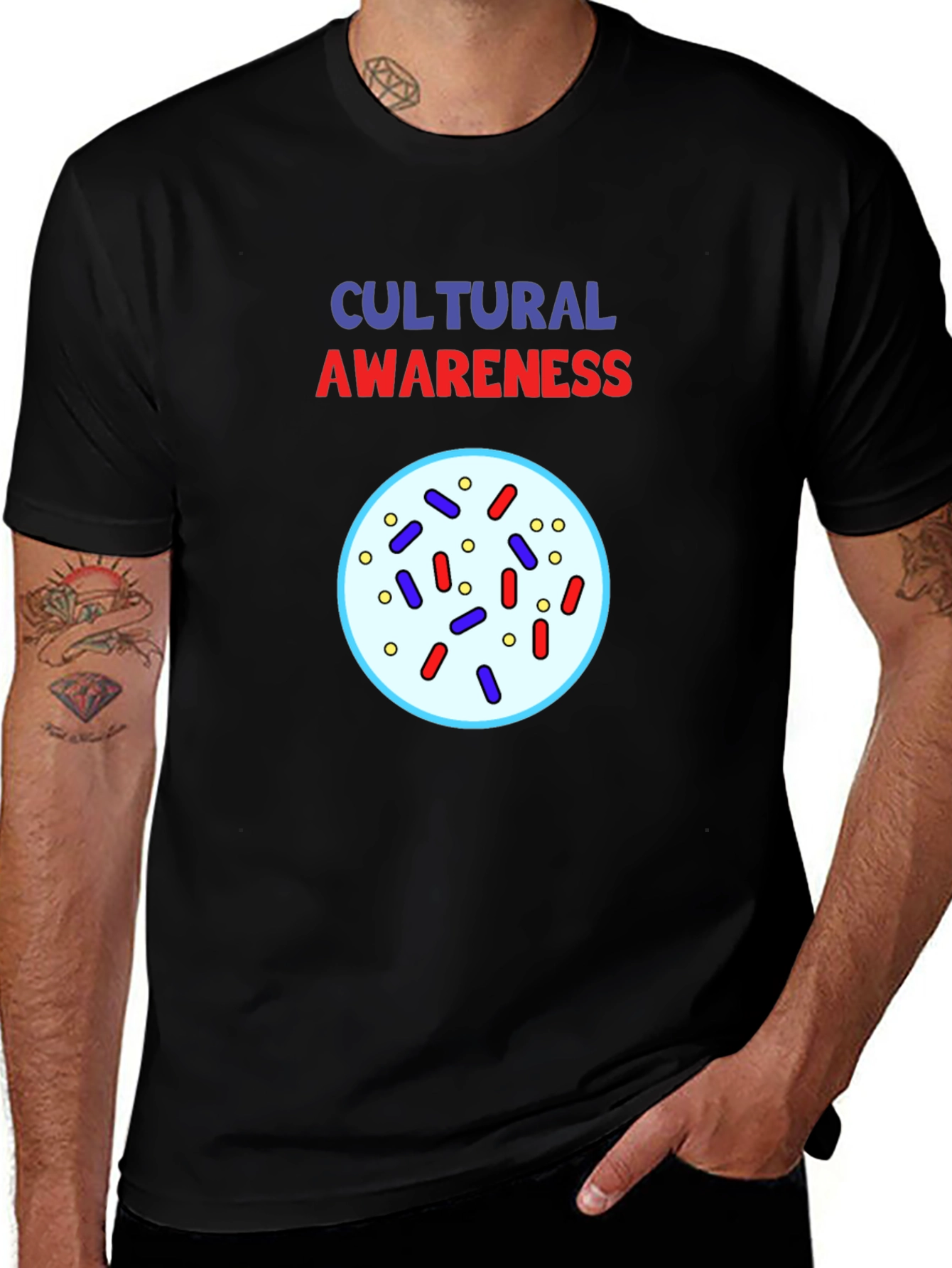 Cultural Awareness Graphic T-Shirt
