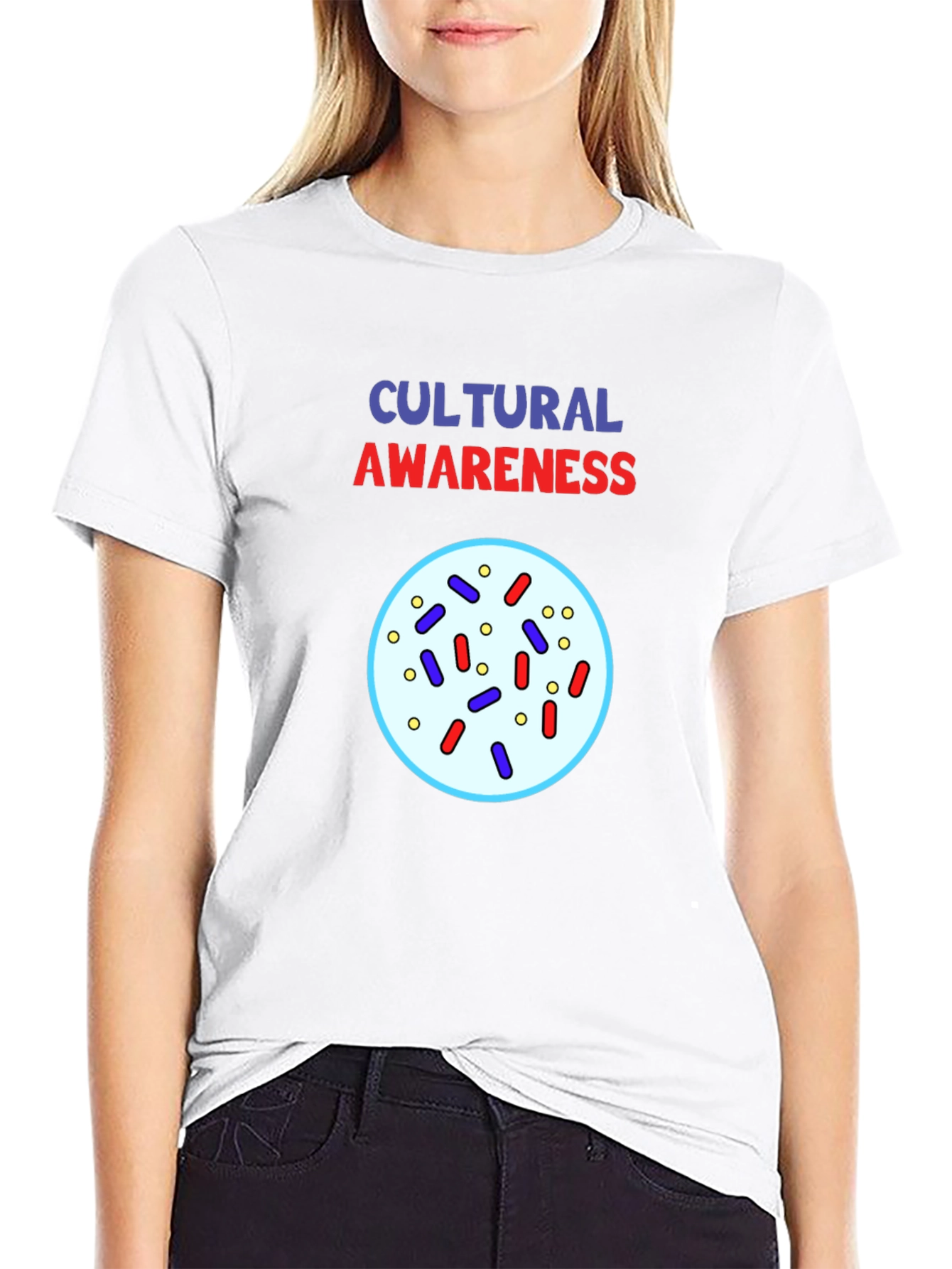 Cultural Awareness Graphic T-Shirt