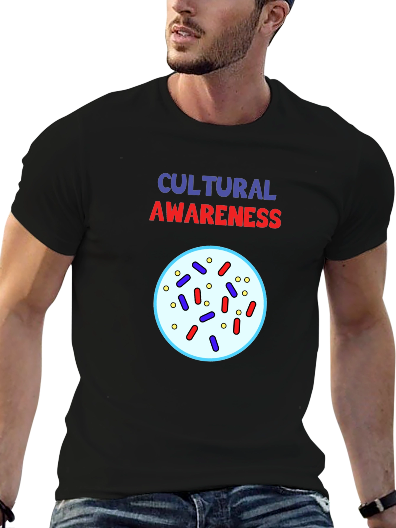 Cultural Awareness Graphic T-Shirt