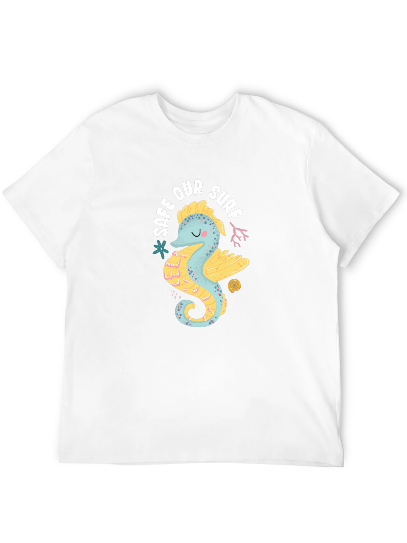 Seahorse Graphic T-Shirt - Save Our Surf