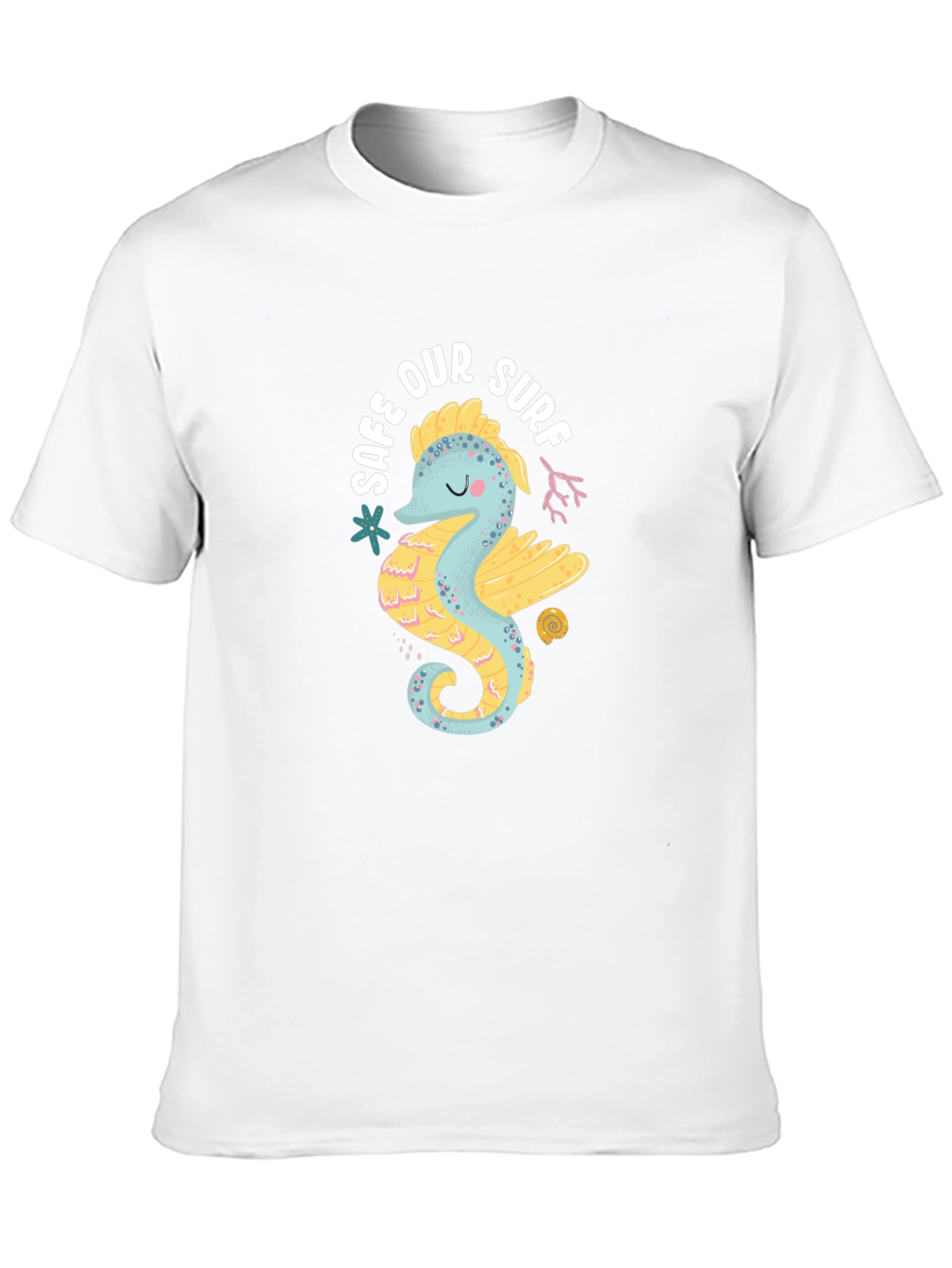 Seahorse Graphic T-Shirt - Save Our Surf