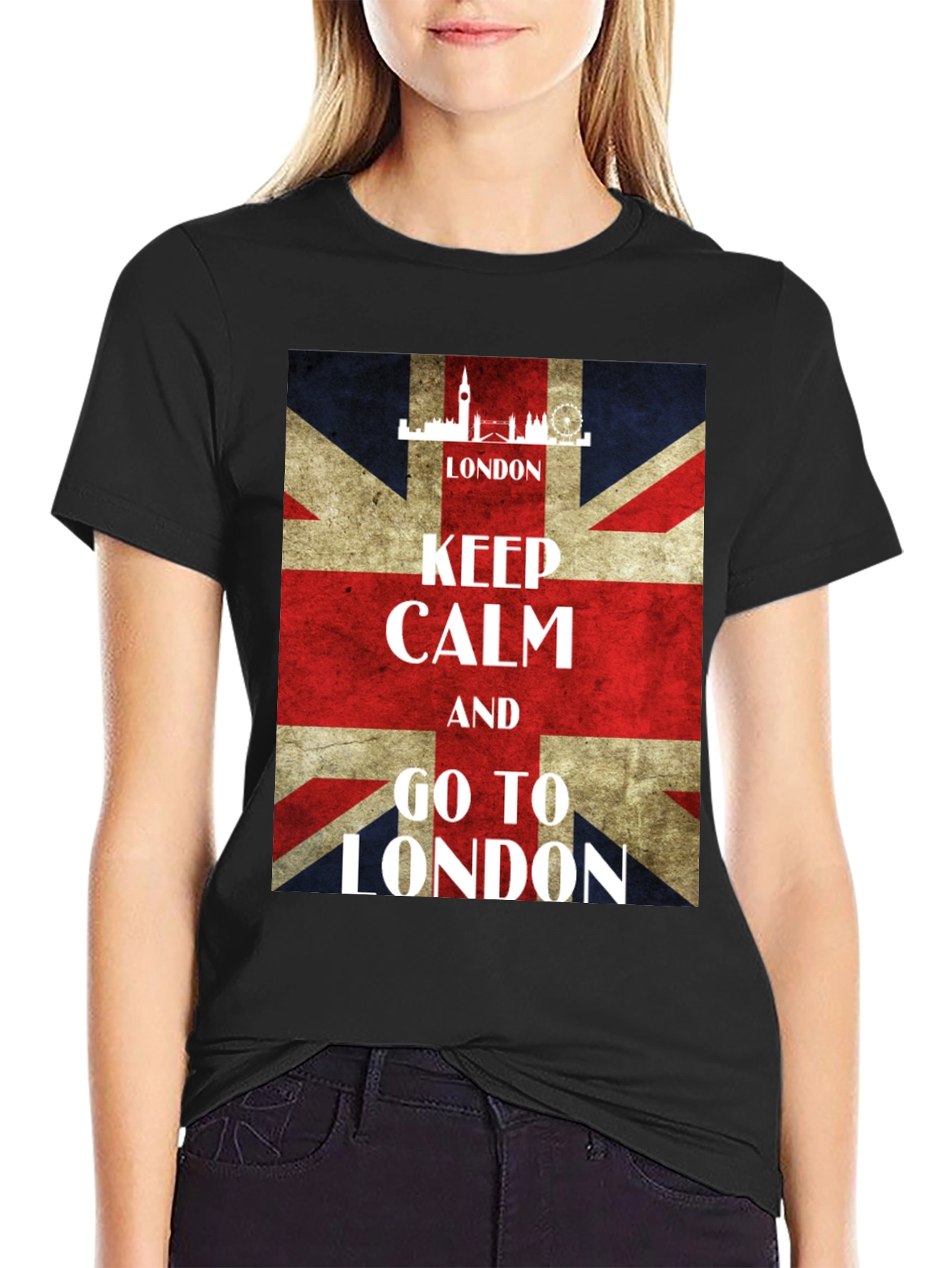 Keep Calm Go To London Graphic Tee