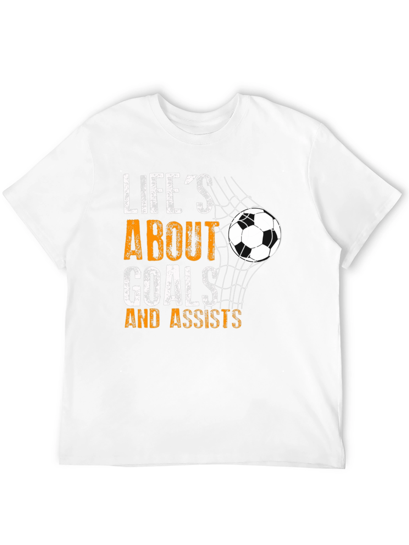 Lifes About Goals & Assists Soccer T-Shirt