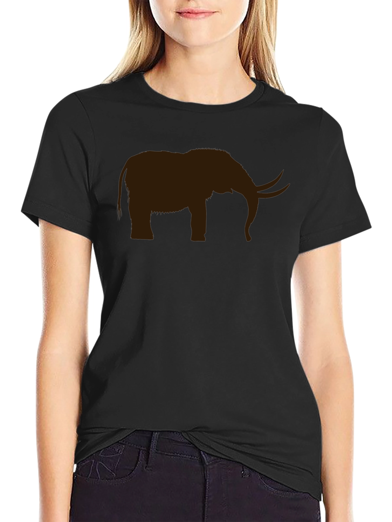 Elephant Graphic Black T-Shirt - Casual Cool