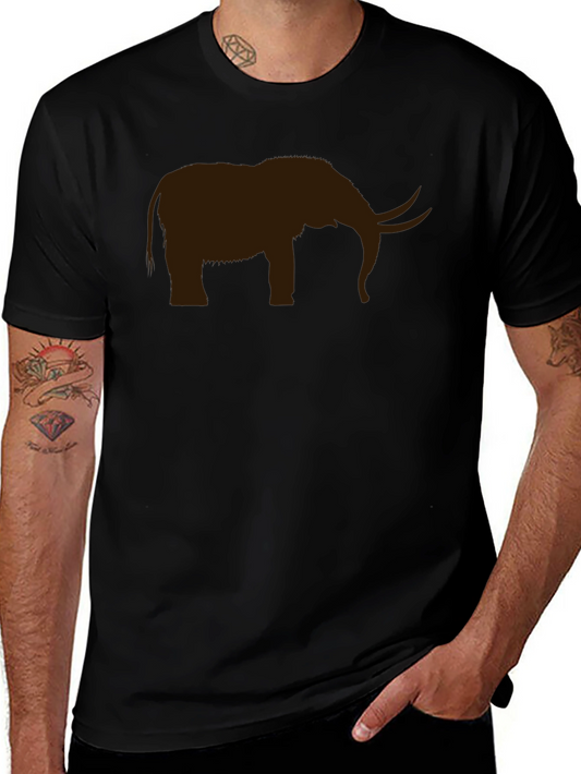 Elephant Graphic Black T-Shirt - Casual Cool