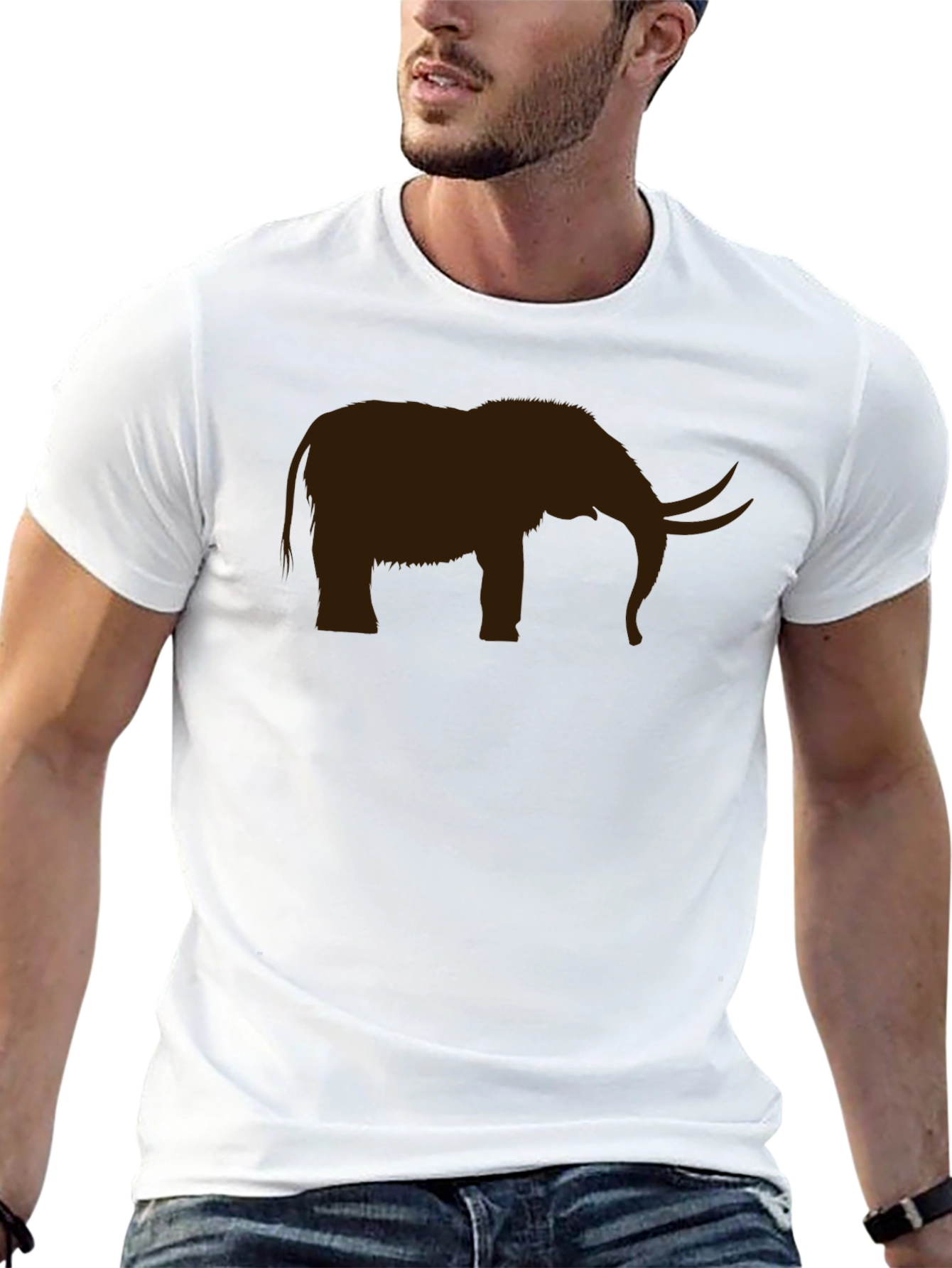 Elephant Graphic Black T-Shirt - Casual Cool