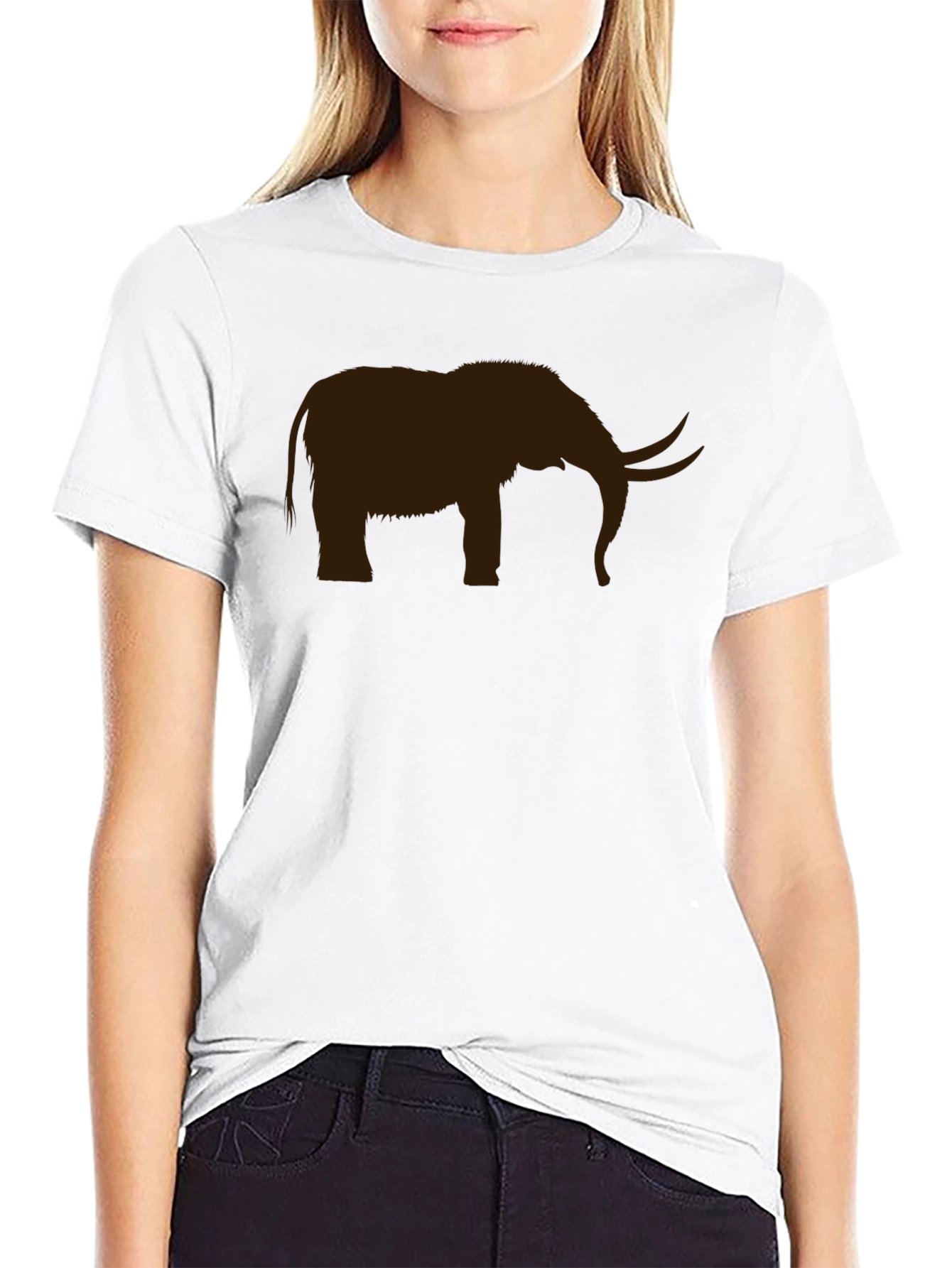 Elephant Graphic Black T-Shirt - Casual Cool