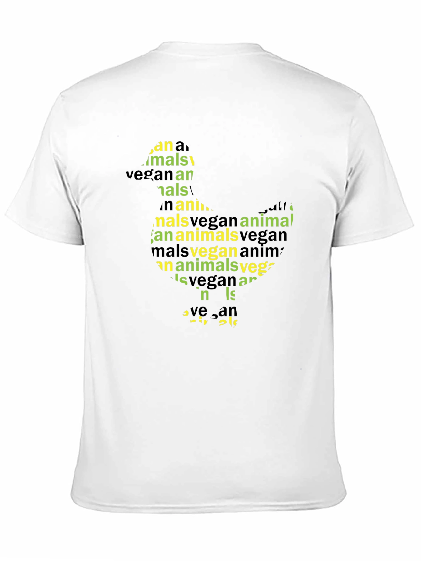 Vegan Animal T-Shirt - Black Graphic Tee