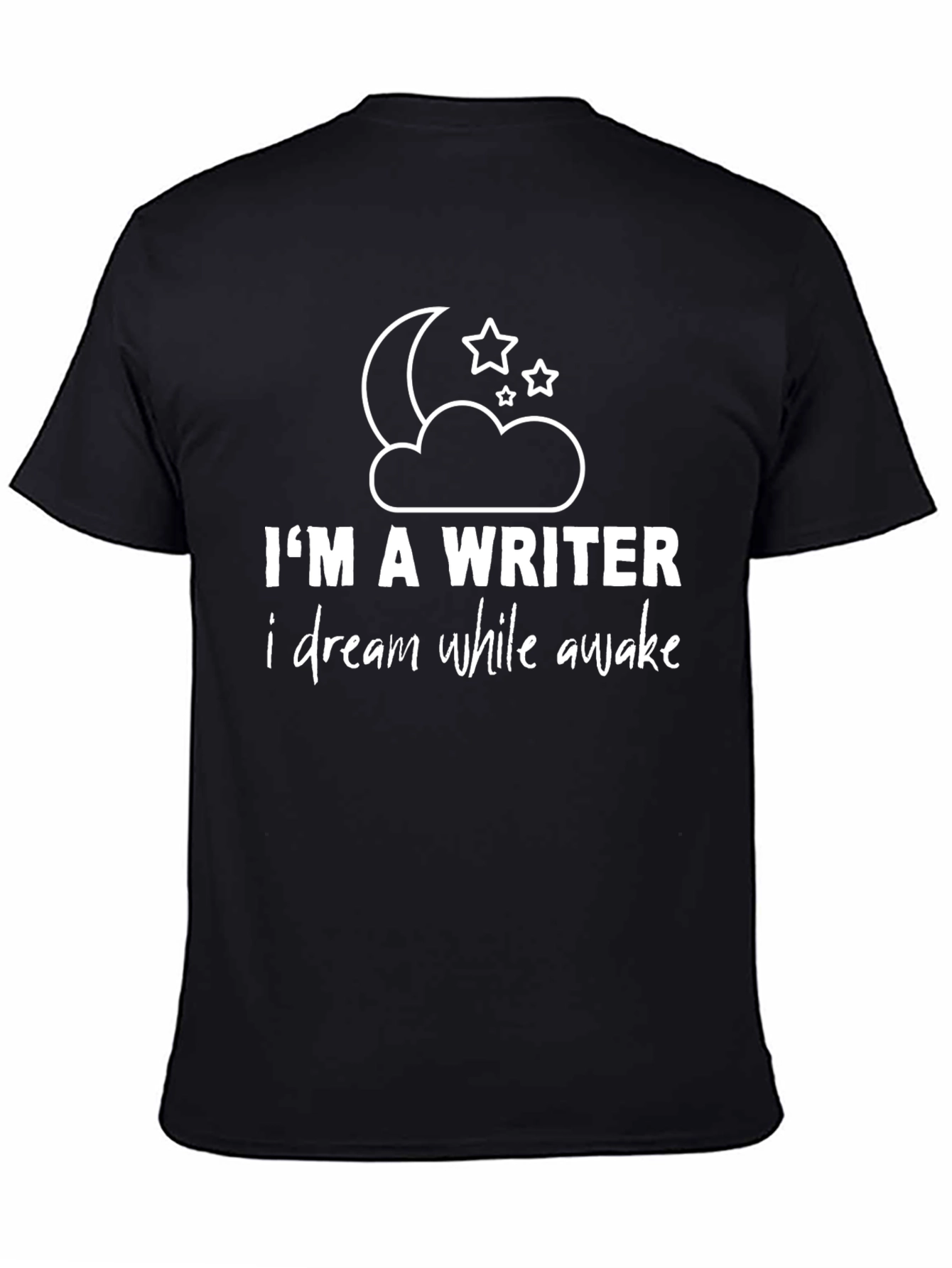 Im A Writer Mens Black Graphic T-Shirt