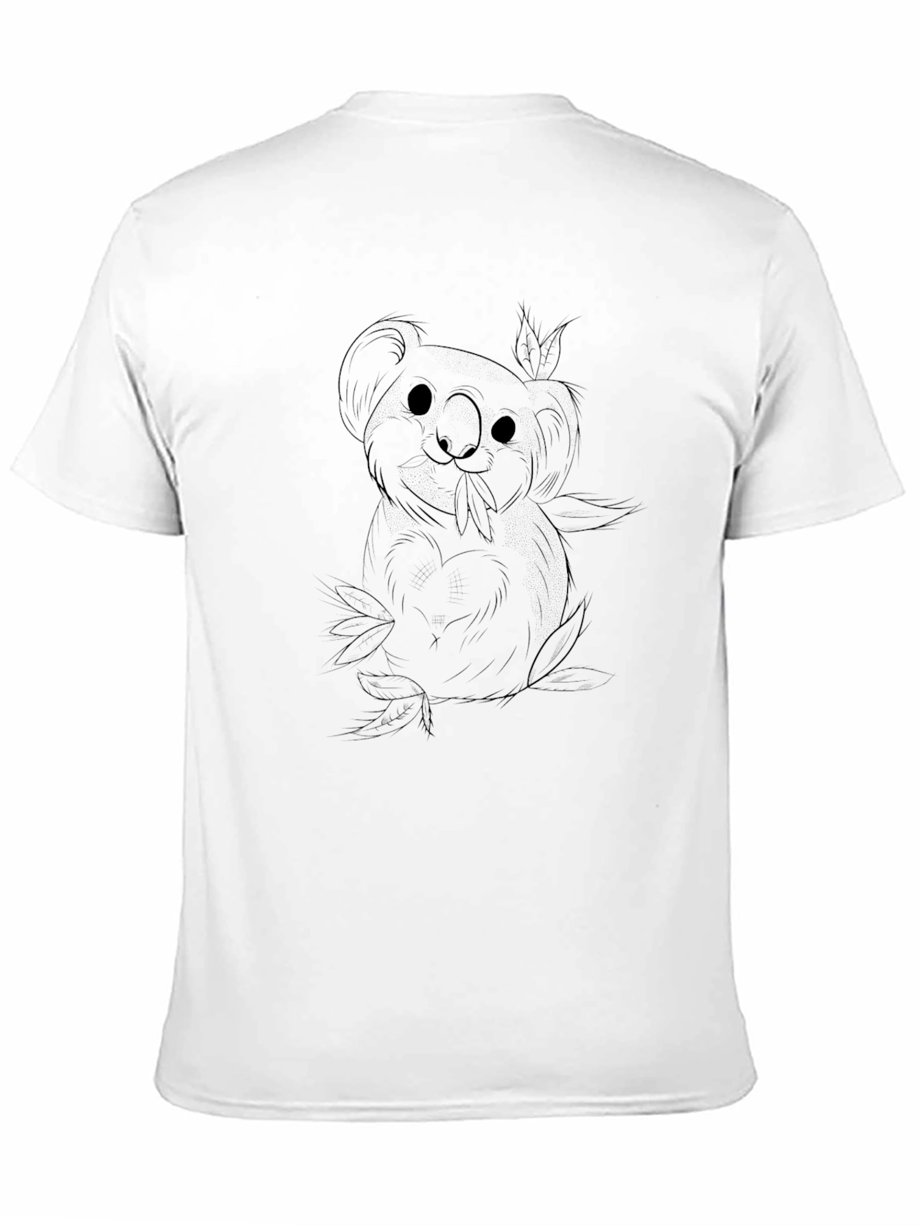 Koala Graphic Print T-Shirt - Casual Wear