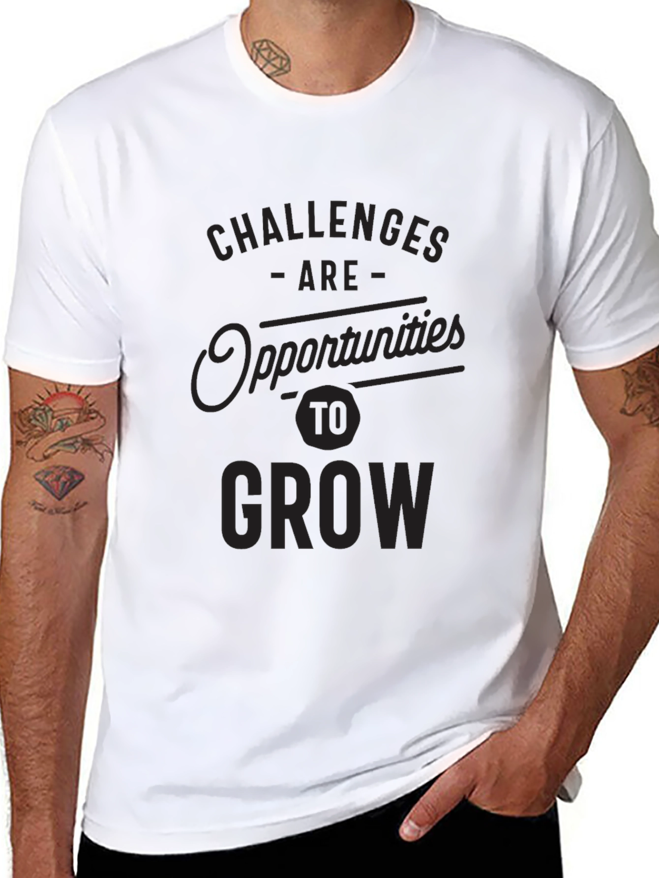 Challenges Are Opportunities to Grow T-Shirt