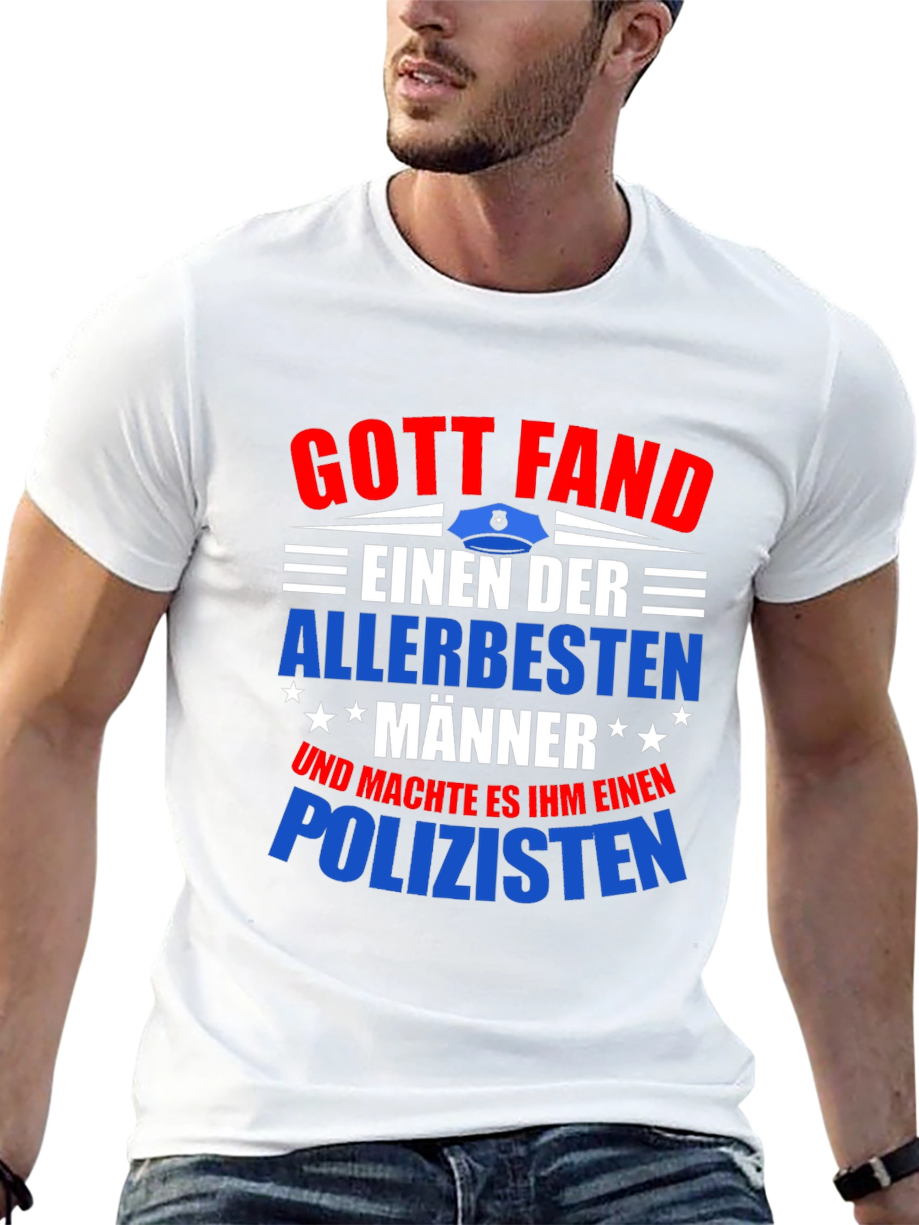 Gott Fand Policeman T-Shirt - Best Man
