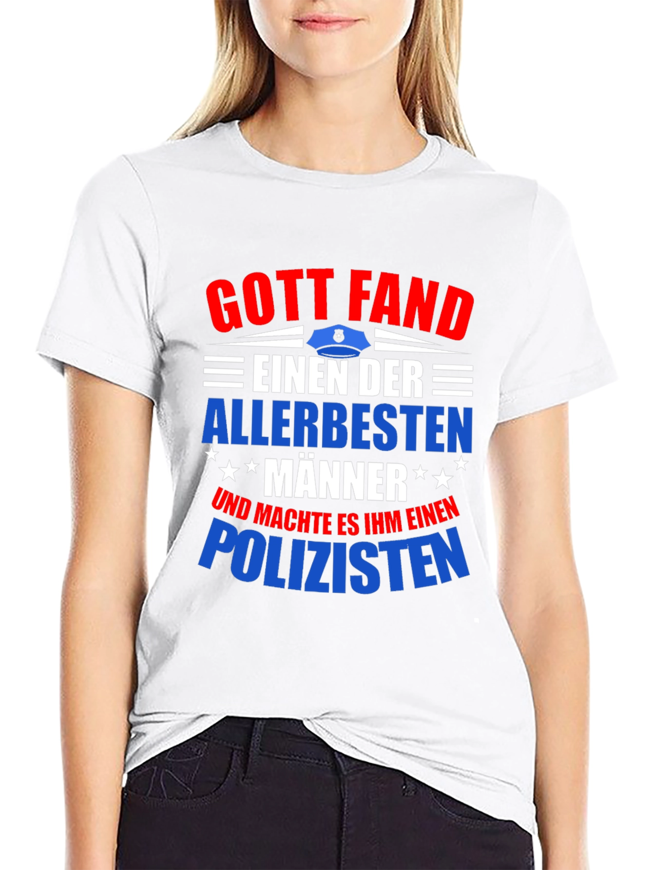 Gott Fand Policeman T-Shirt - Best Man