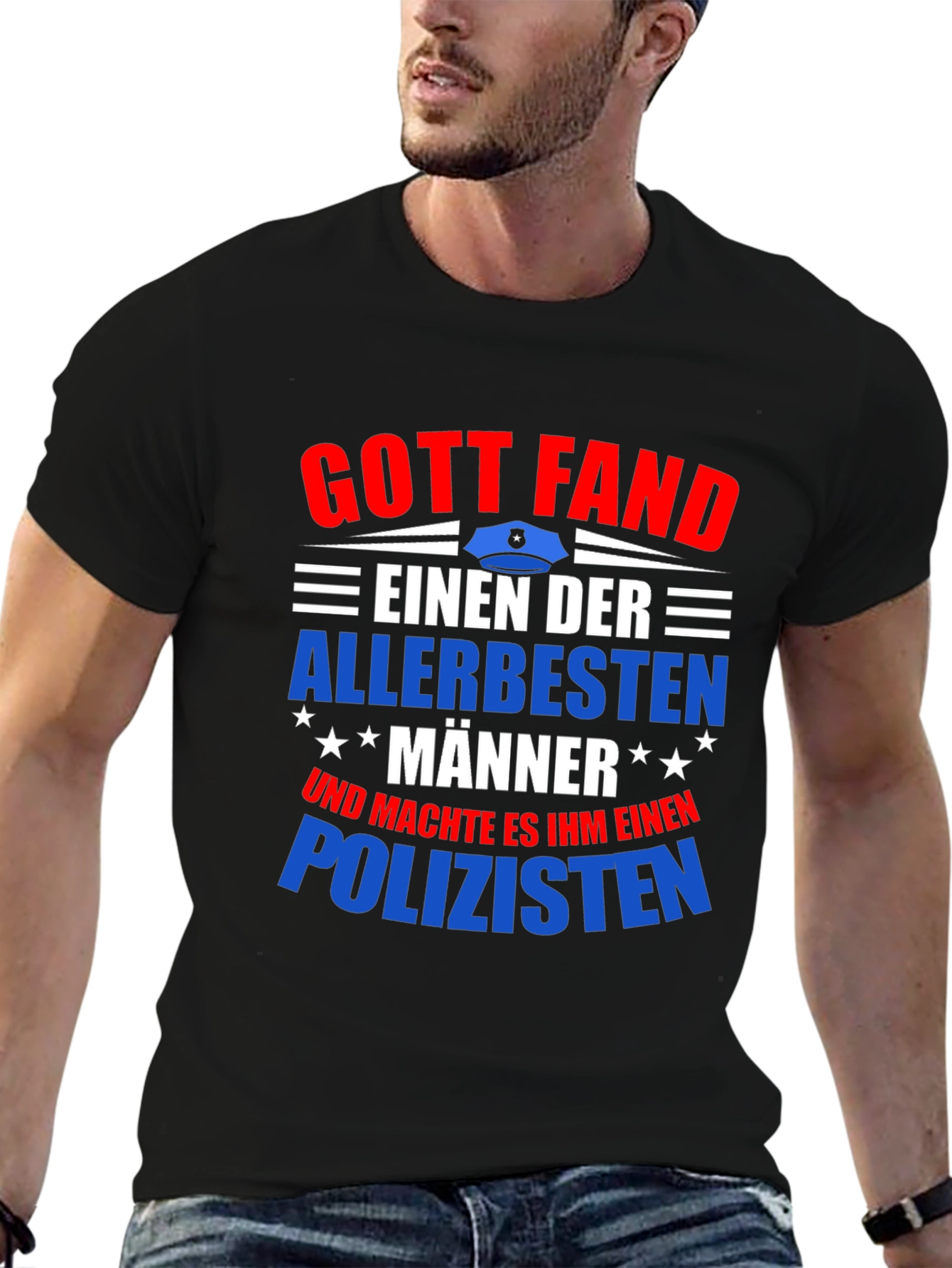Gott Fand Policeman T-Shirt - Best Man
