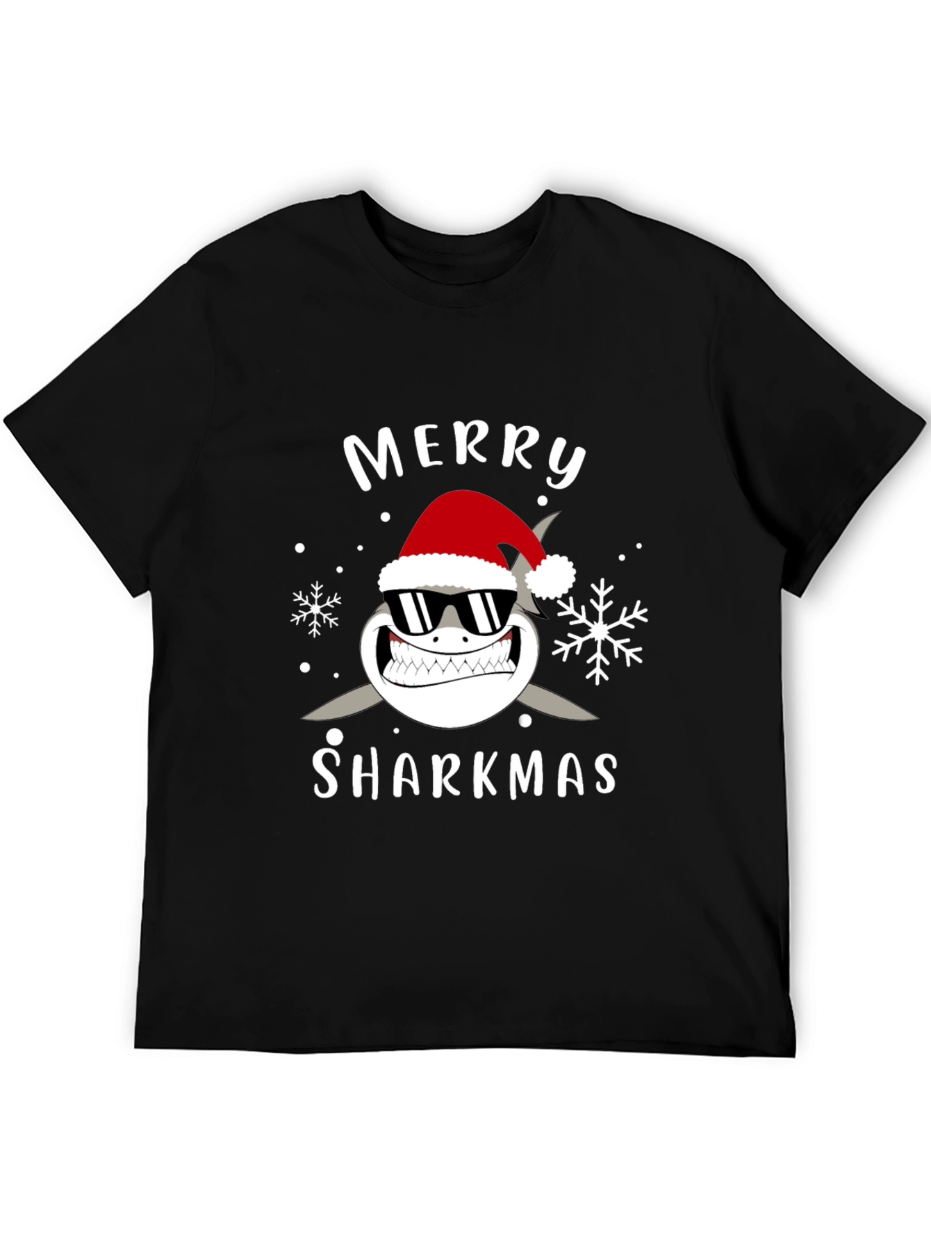 Merry Sharkmas Graphic T-Shirt