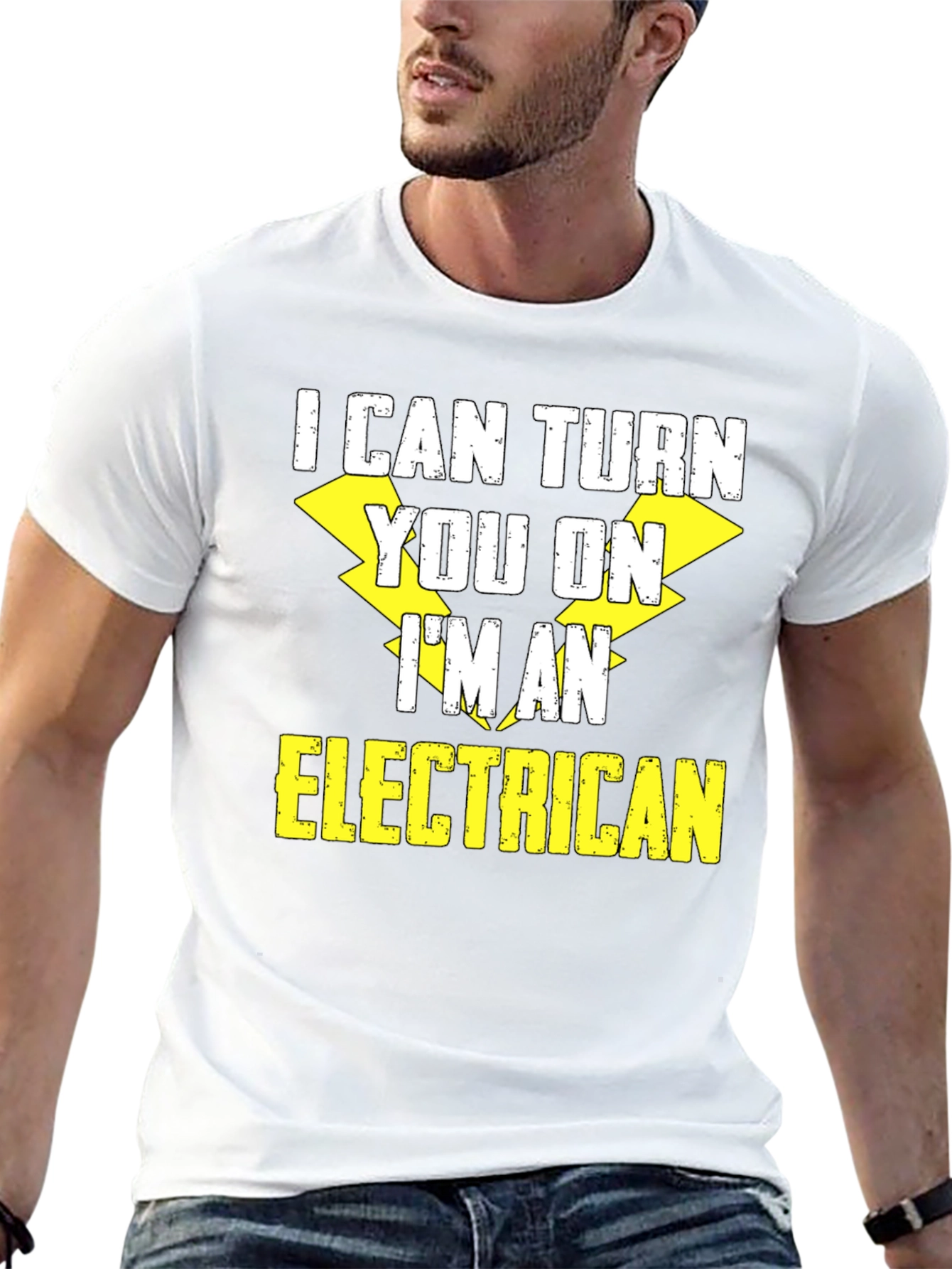 Electrician Humor T-Shirt: I Can Turn You On