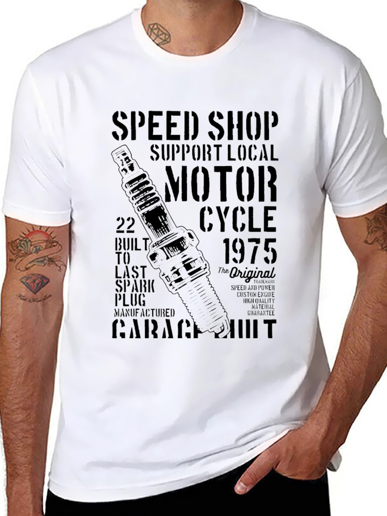 Mens Speed Shop Graphic T-Shirt