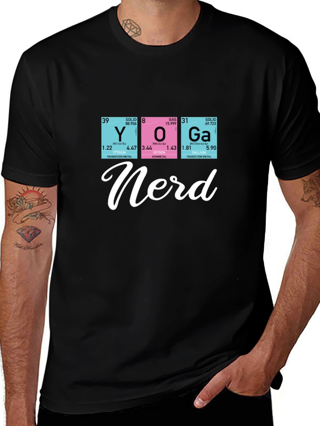 Yoga Nerd Periodic Table T-Shirt
