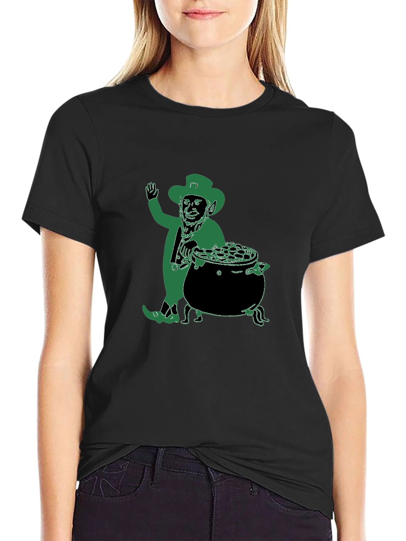 Lucky Leprechaun Graphic T-Shirt