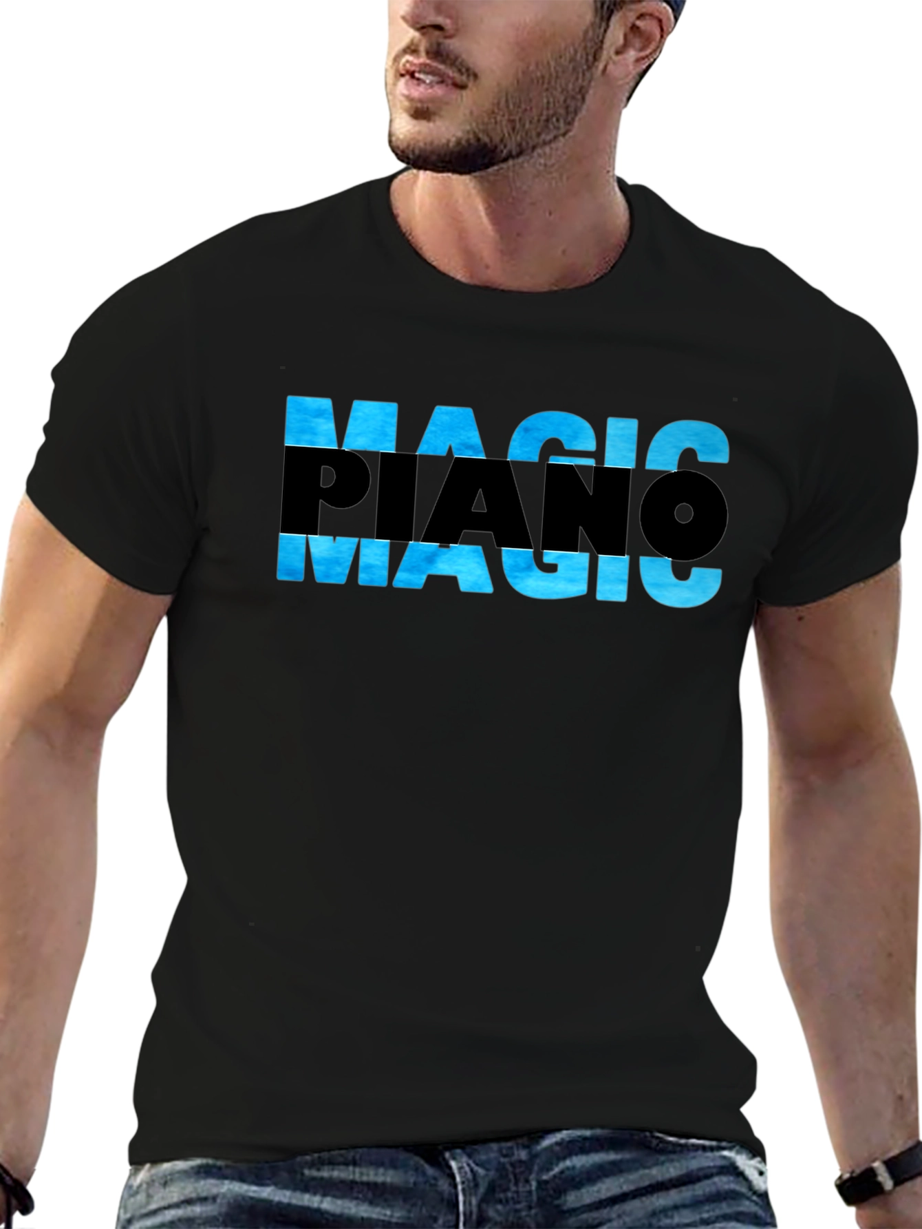 Magic Piano T-Shirt - Cool Graphic Tee