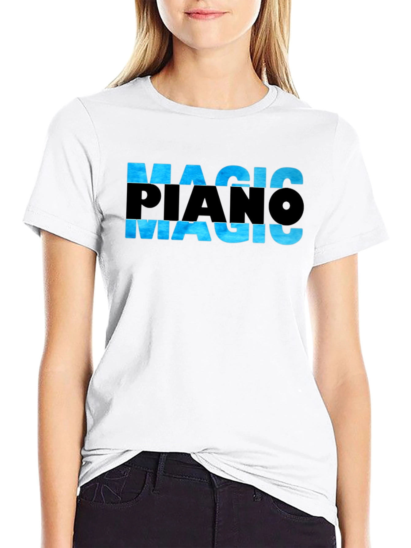 Magic Piano T-Shirt - Cool Graphic Tee
