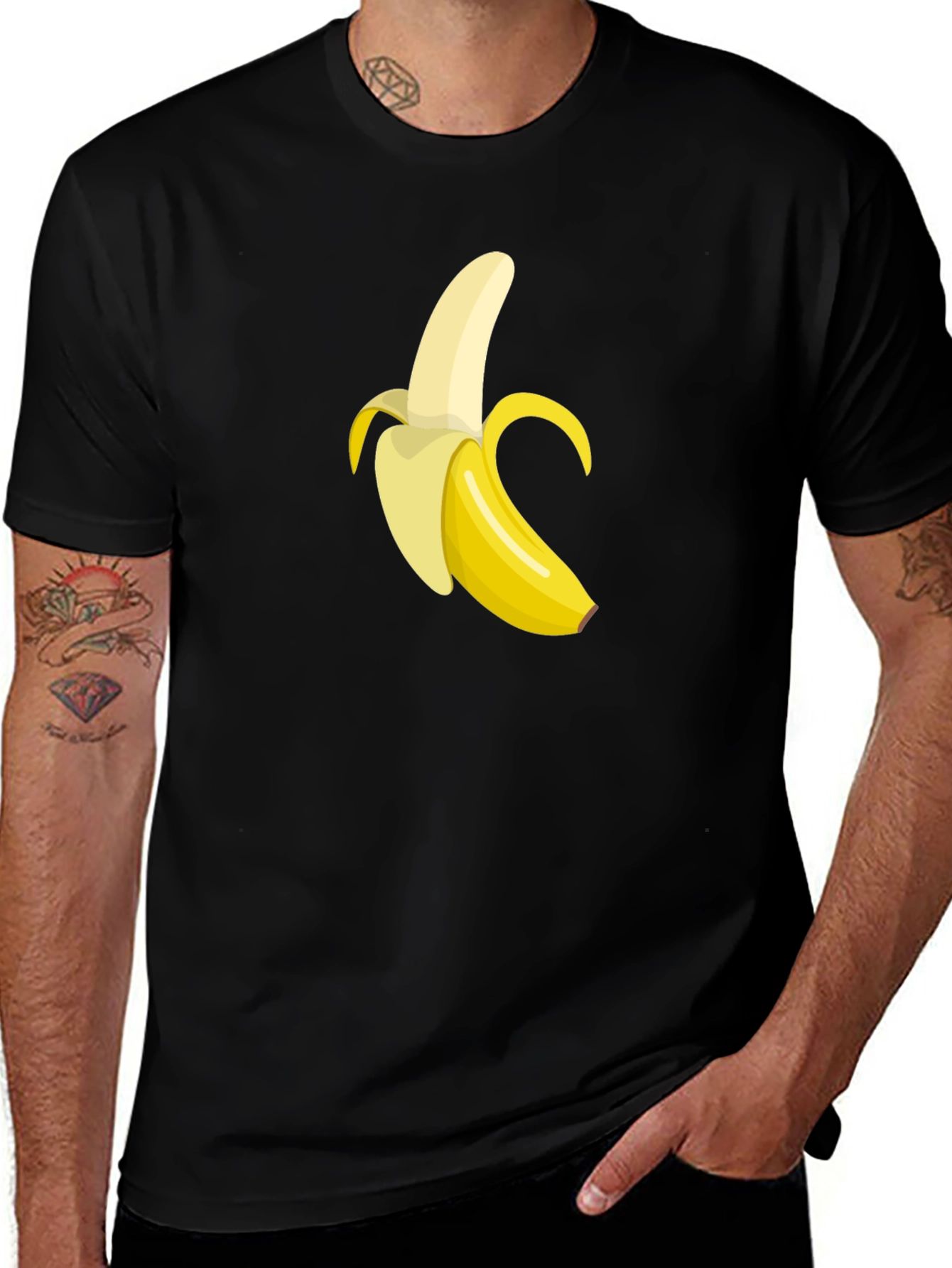 Banana Graphic T-Shirt - Fun Fruit Design