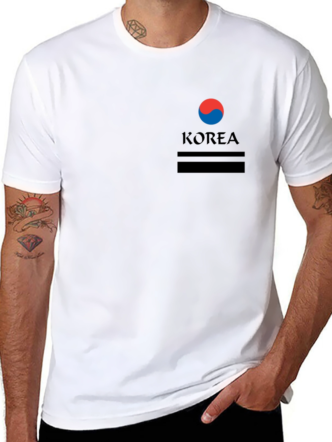 Korea Flag T-Shirt - Stylish National Pride Tee