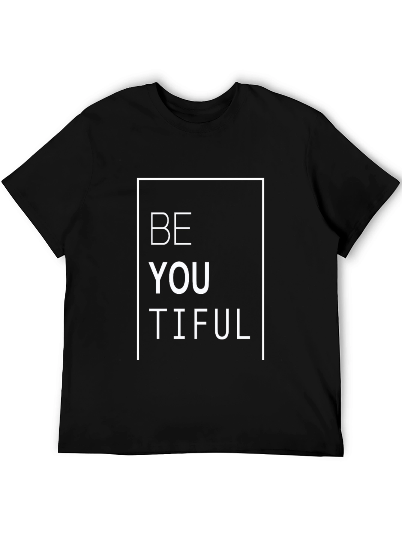 BeYOUtiful Black Graphic T-Shirt