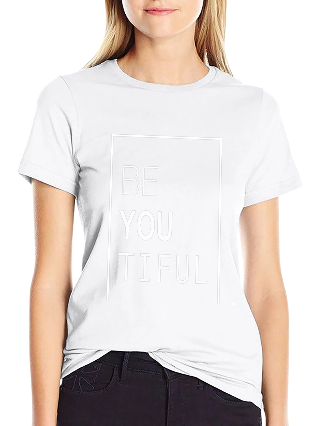 BeYOUtiful Black Graphic T-Shirt
