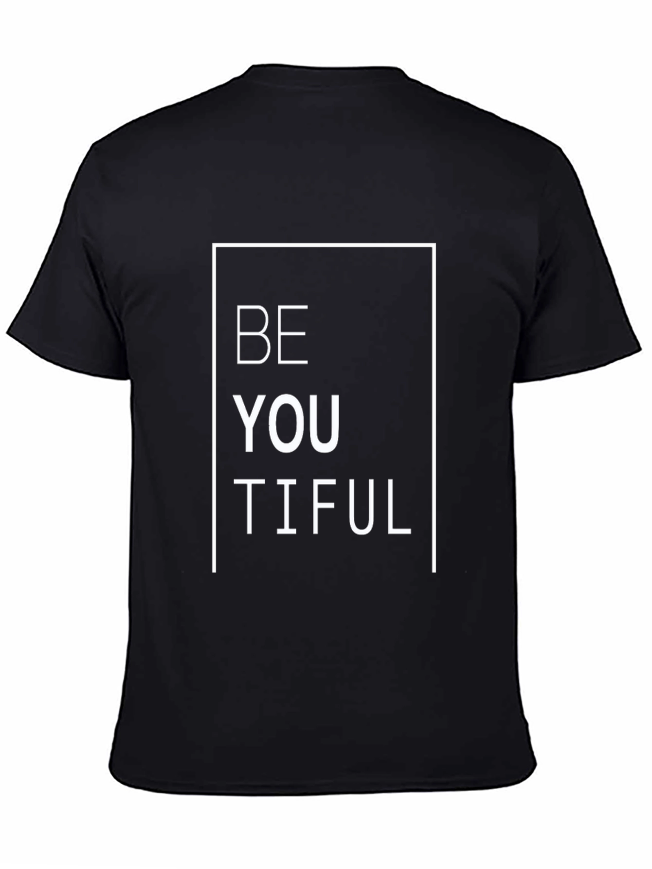 BeYOUtiful Black Graphic T-Shirt