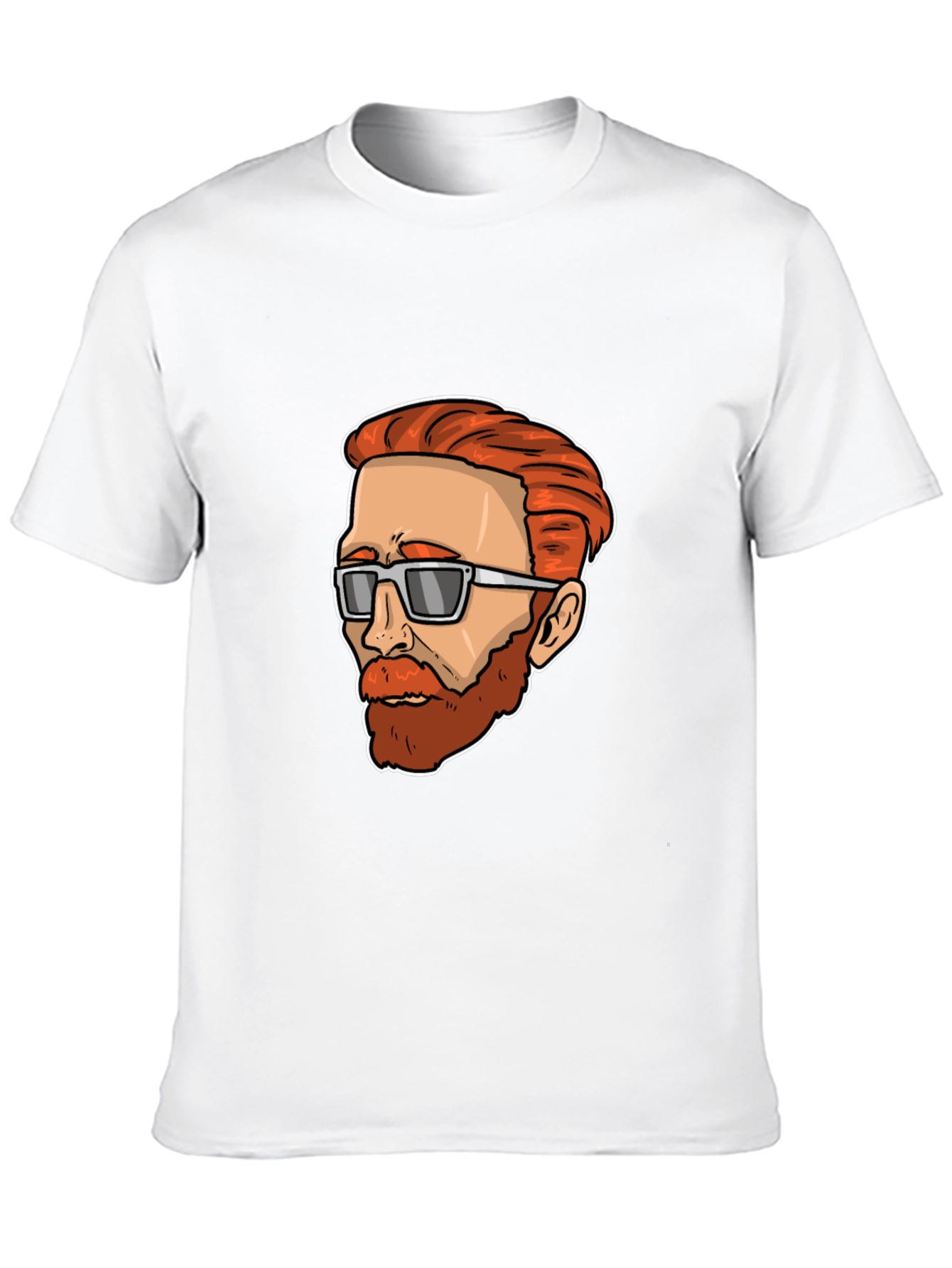 Cool Cartoon Van Gogh Black Tee