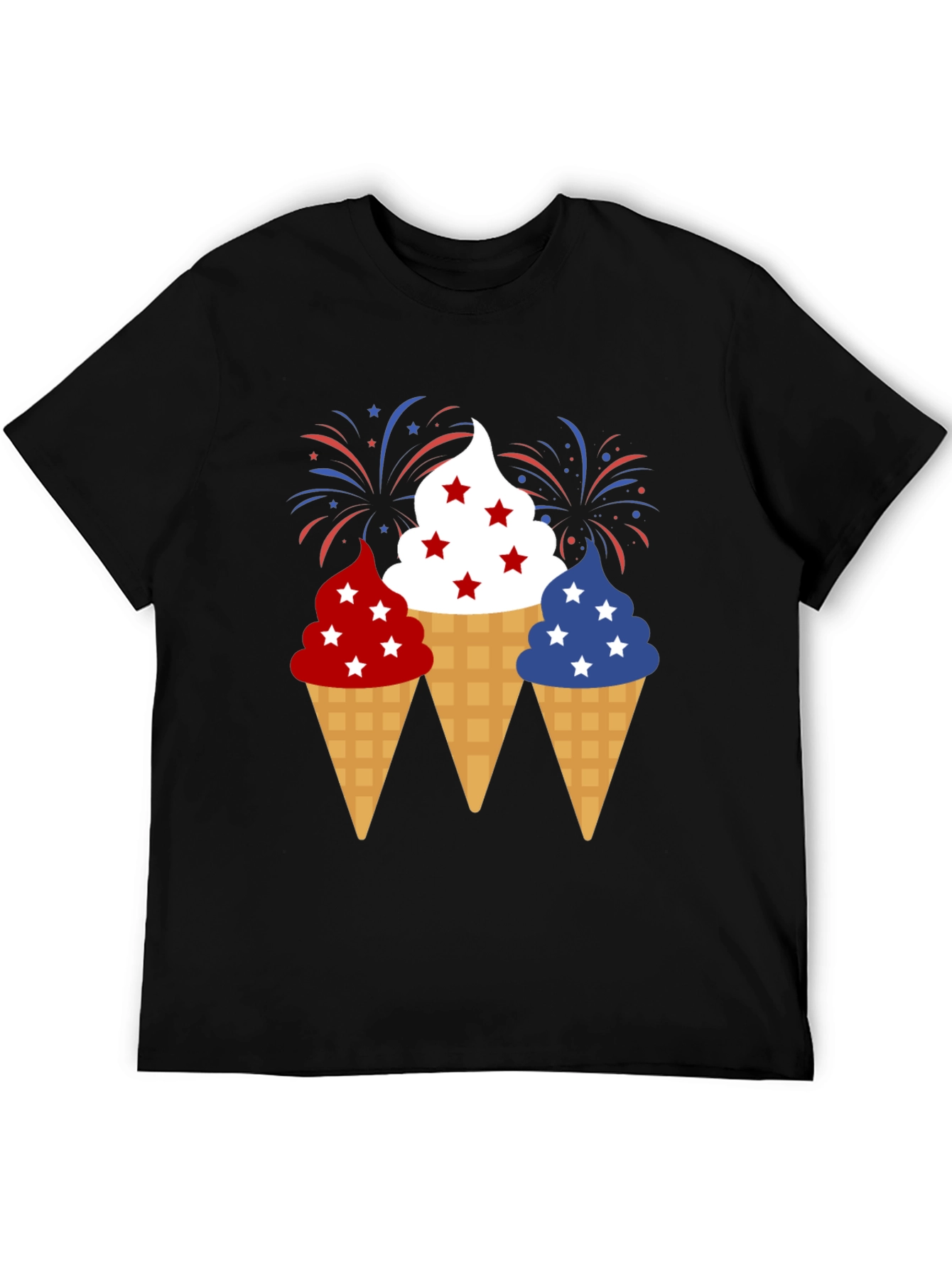 Patriotic Ice Cream Cone T-Shirt - 4th of July