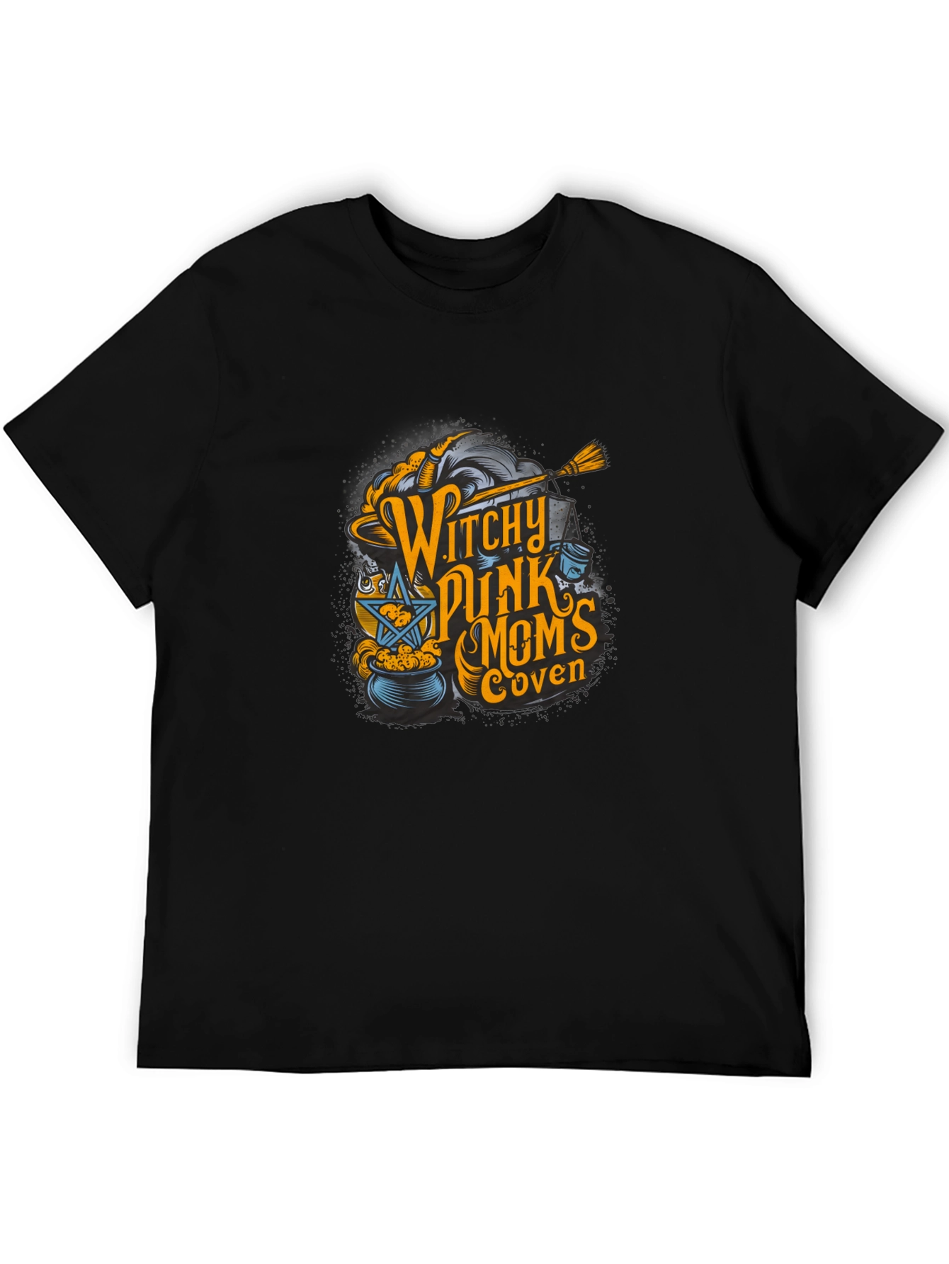 Witchy Punk Moms Coven Black T-Shirt