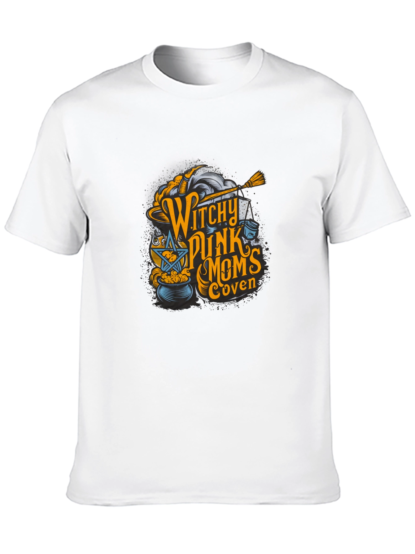 Witchy Punk Moms Coven Black T-Shirt