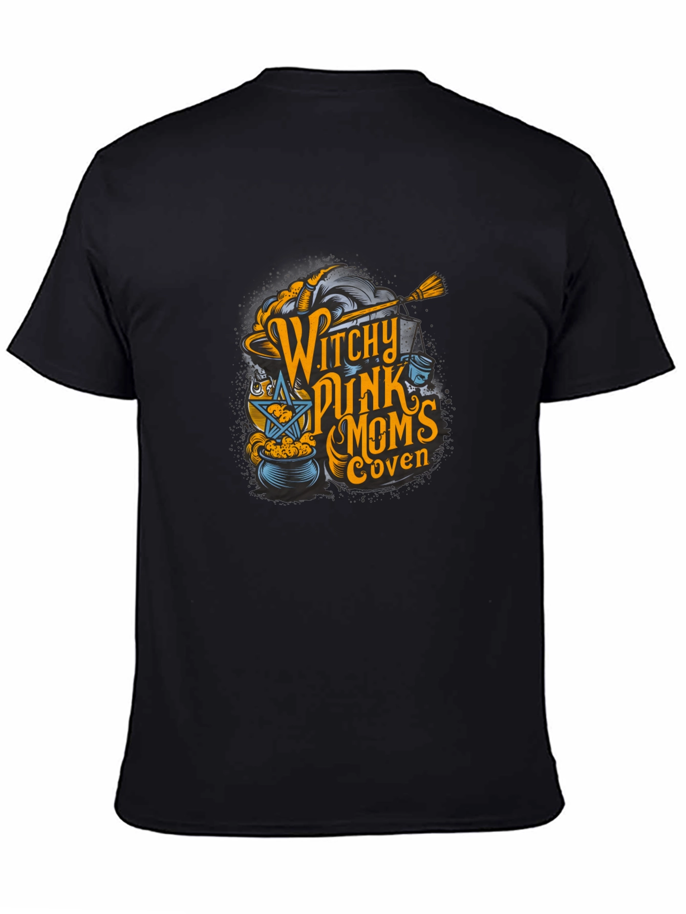 Witchy Punk Moms Coven Black T-Shirt