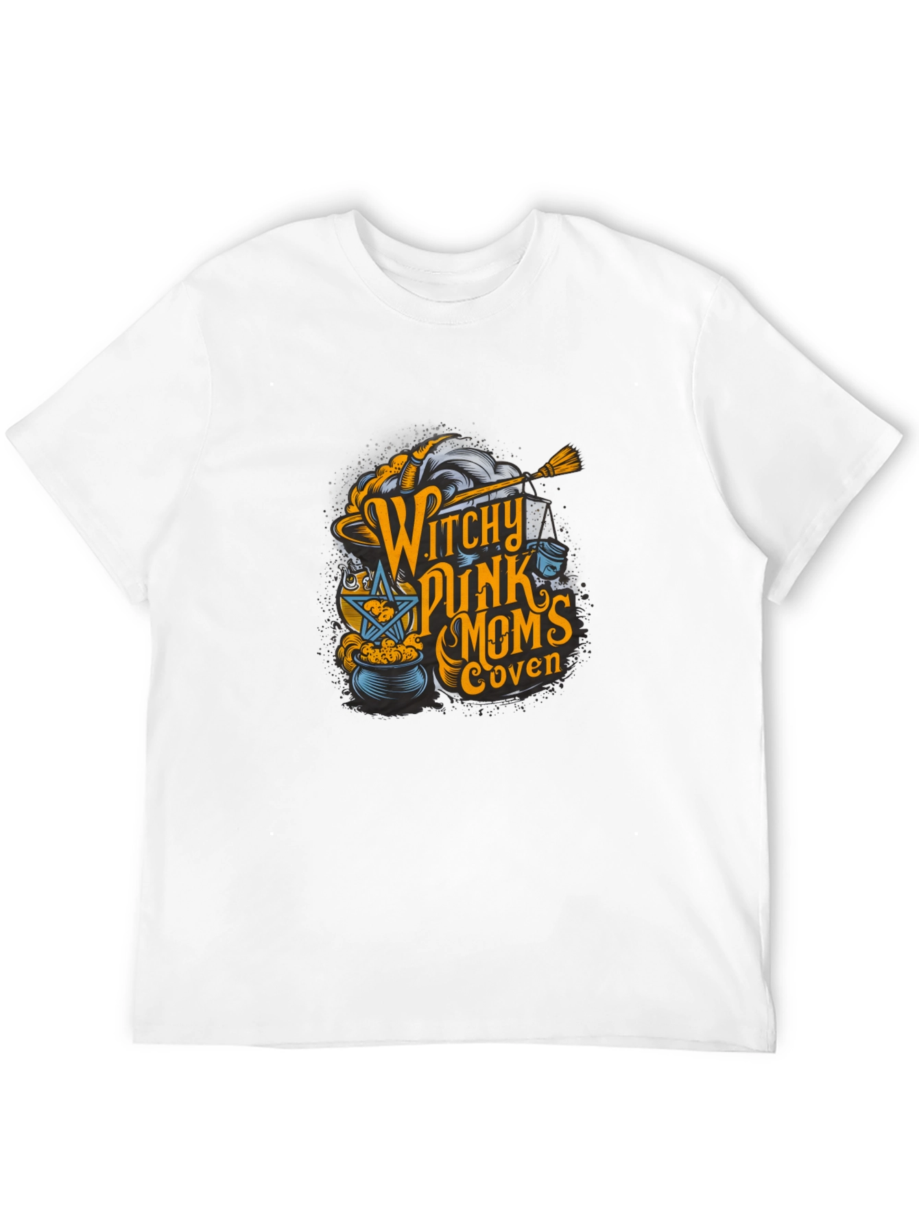 Witchy Punk Moms Coven Black T-Shirt