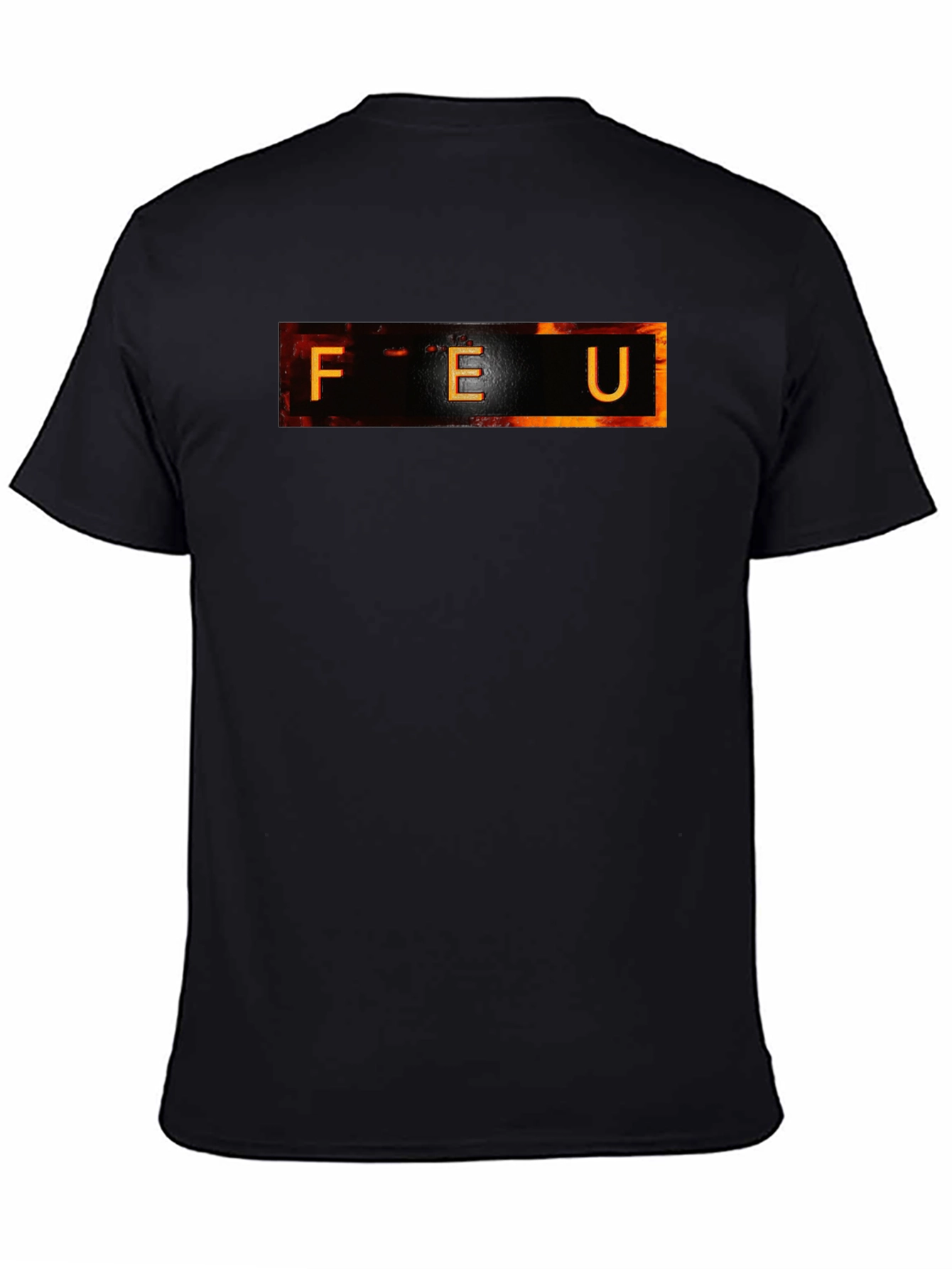 FEU Graphic Tee - Black Cotton T-Shirt
