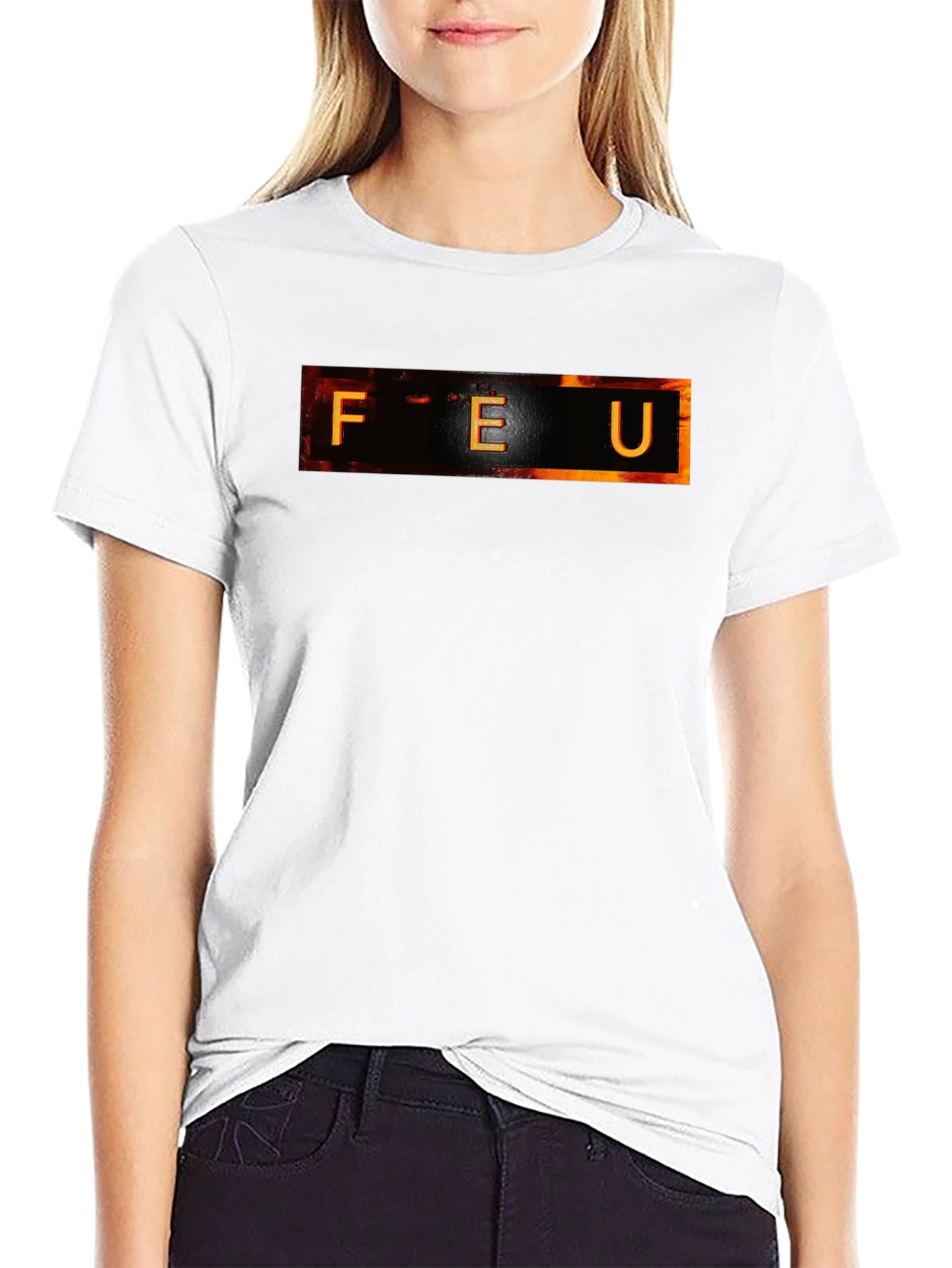FEU Graphic Tee - Black Cotton T-Shirt