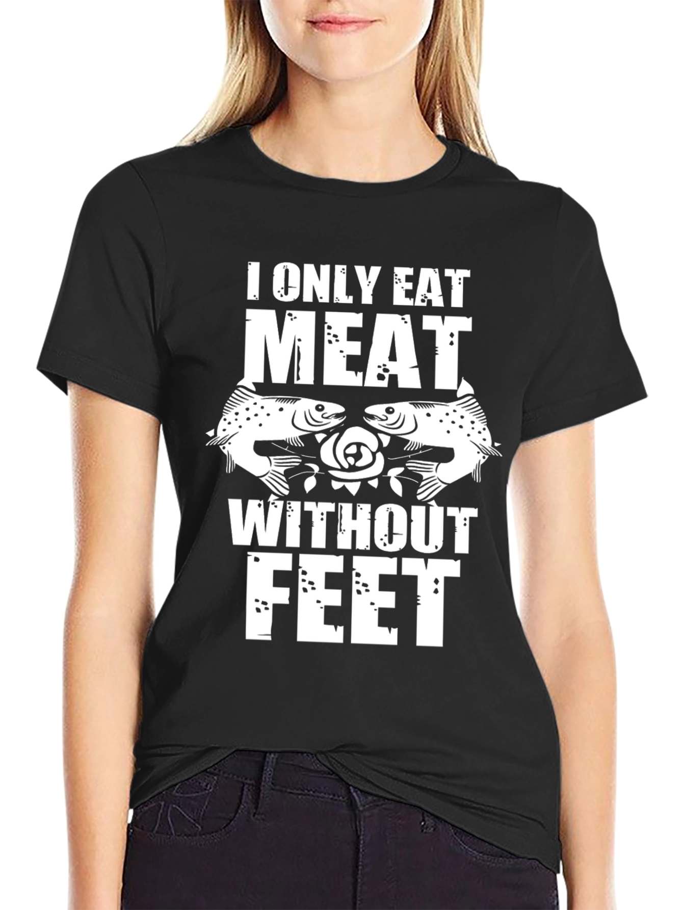 I Only Eat Meat Without Feet Graphic Tee