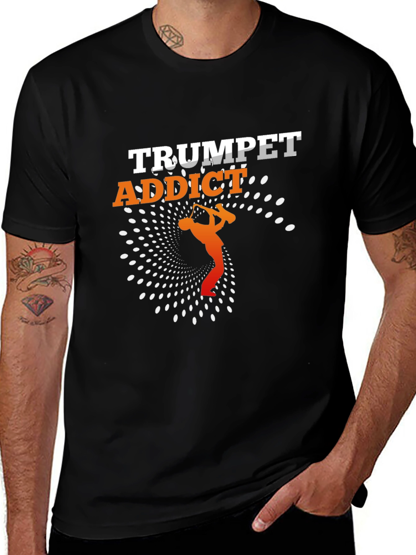 Trumpet Addict T-Shirt - Music Lover Gift
