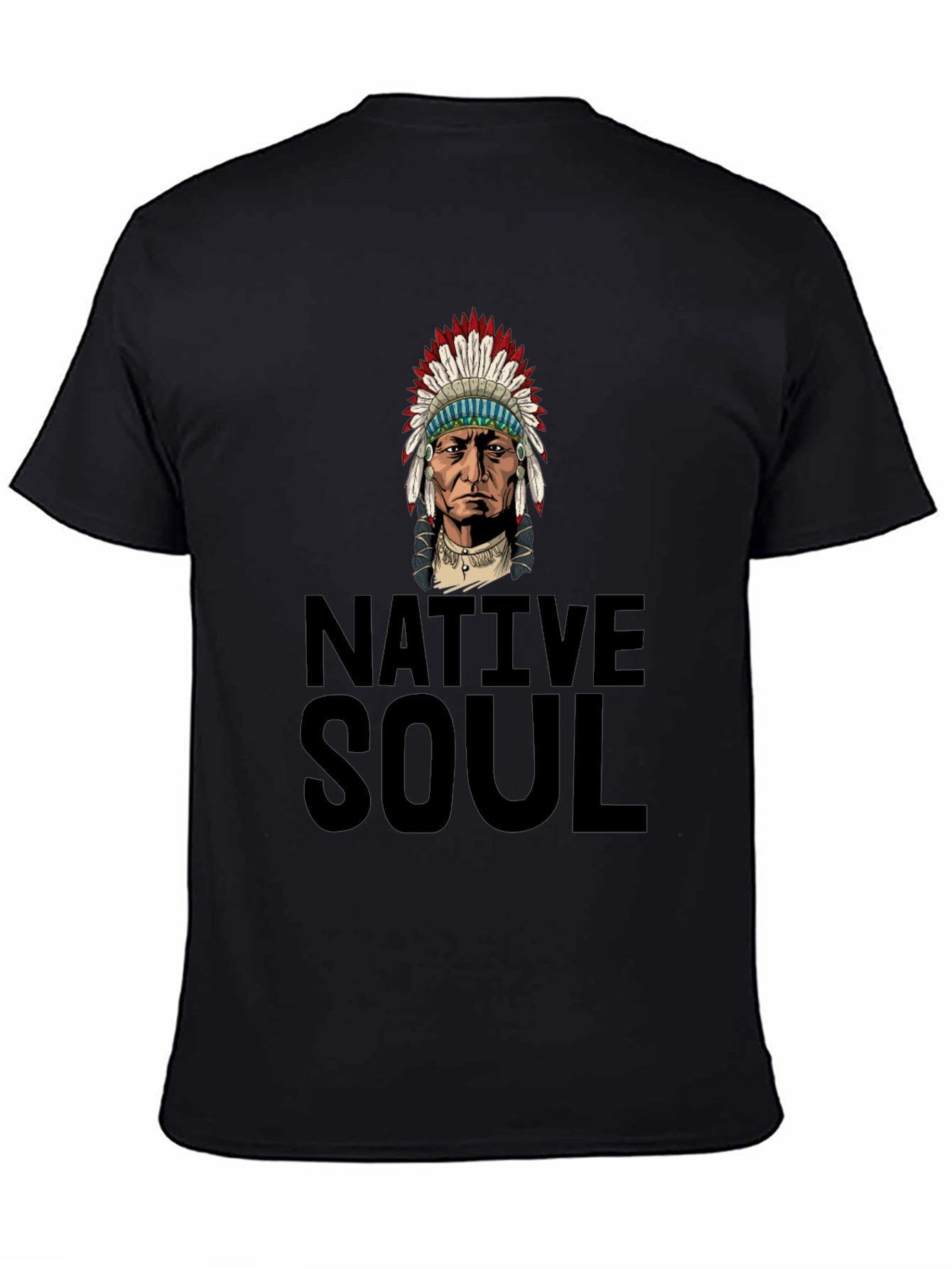 Native Soul Graphic Tee - Black