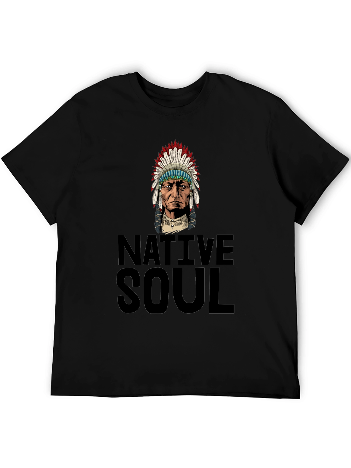 Native Soul Graphic Tee - Black