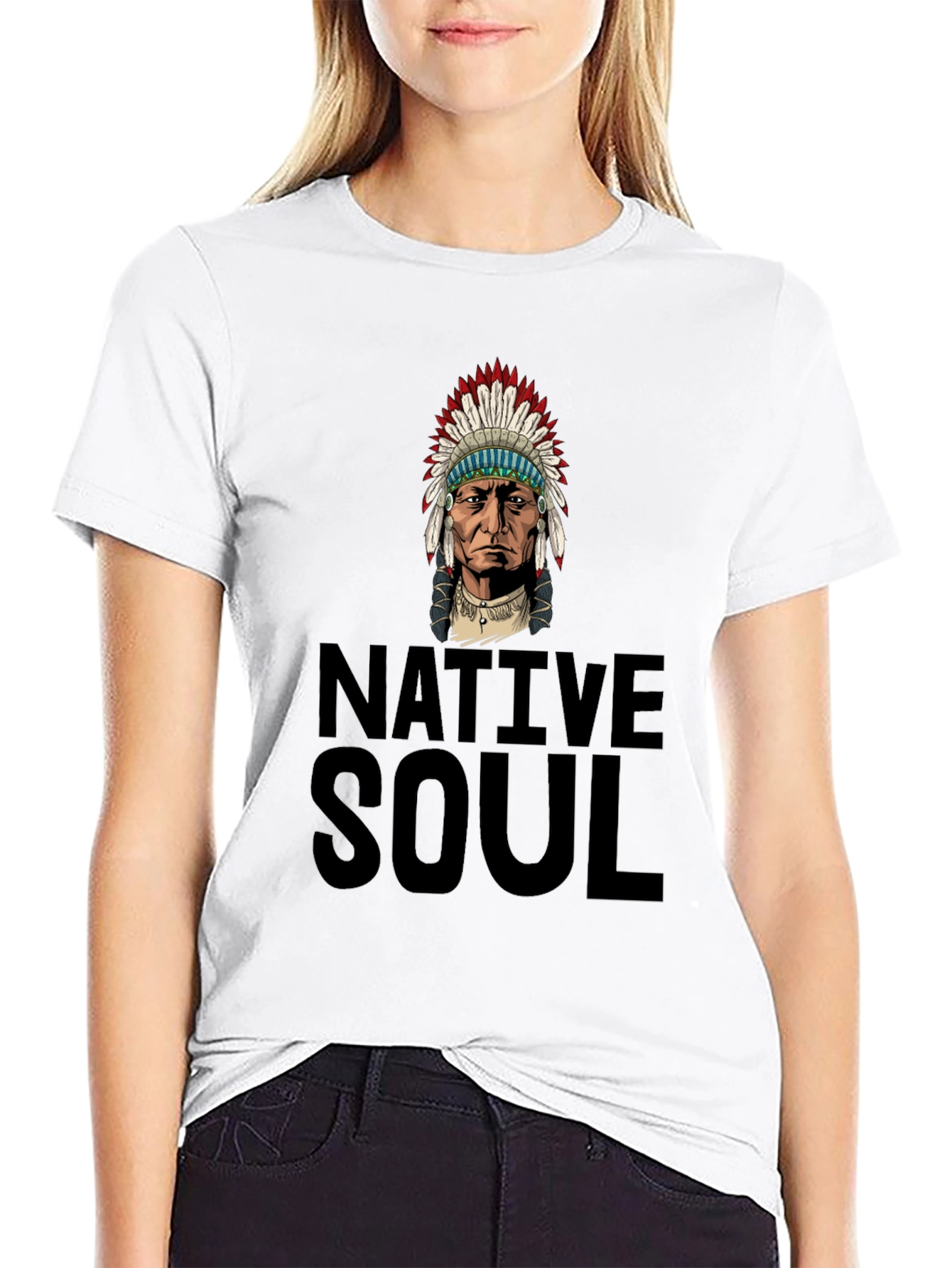 Native Soul Graphic Tee - Black