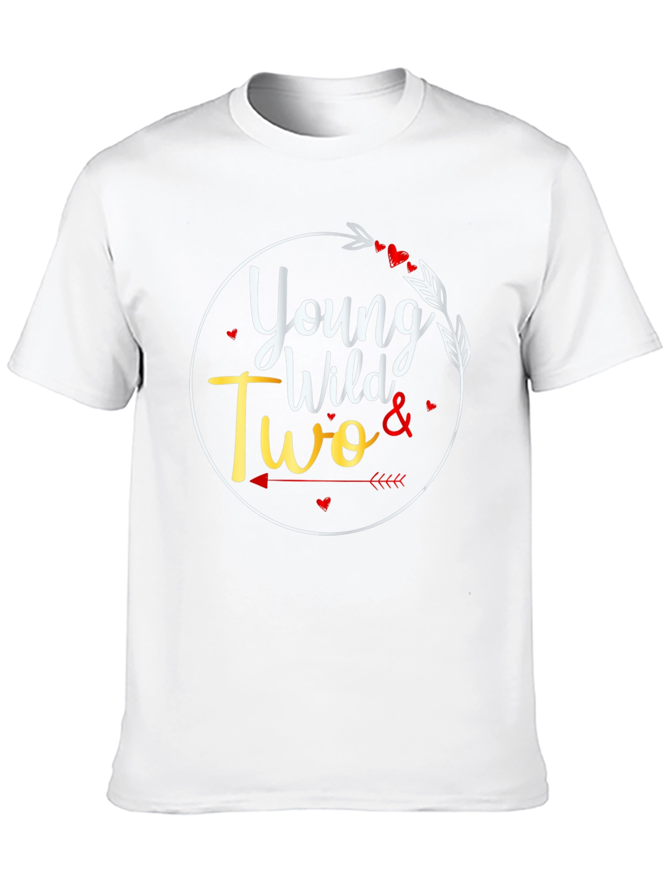 Young Wild & Two Birthday T-Shirt
