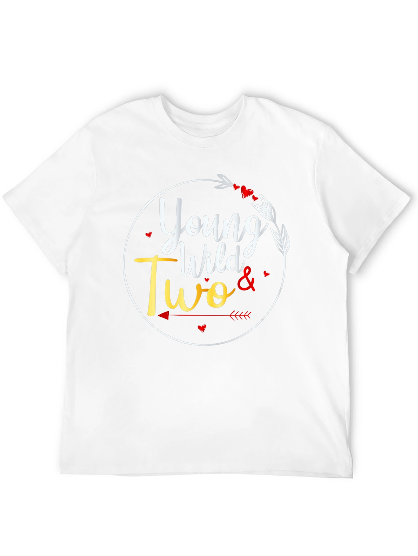 Young Wild & Two Birthday T-Shirt