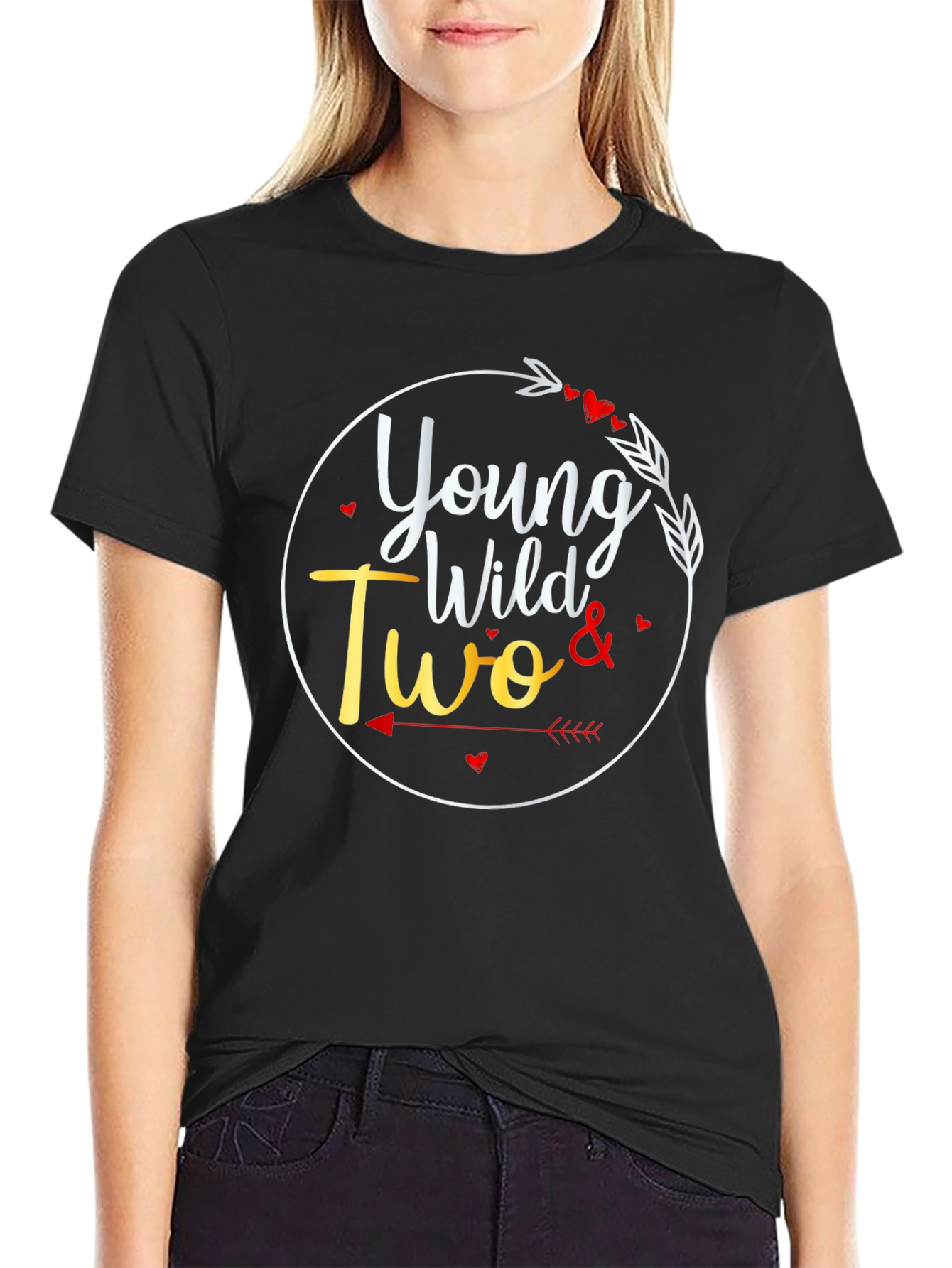 Young Wild & Two Birthday T-Shirt
