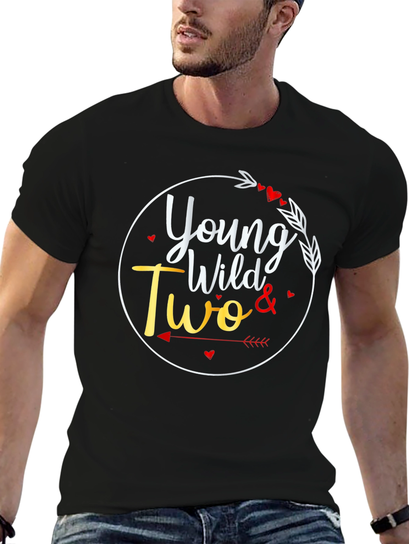 Young Wild & Two Birthday T-Shirt