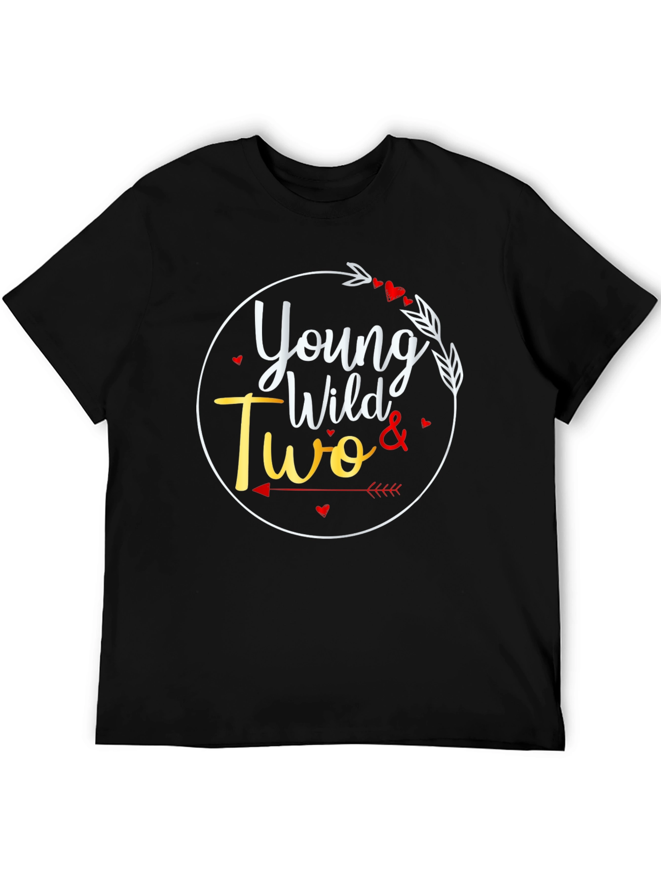 Young Wild & Two Birthday T-Shirt